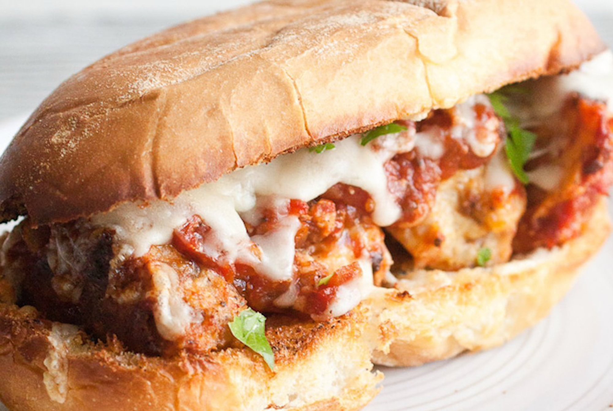 Meatball Parmesan Hero