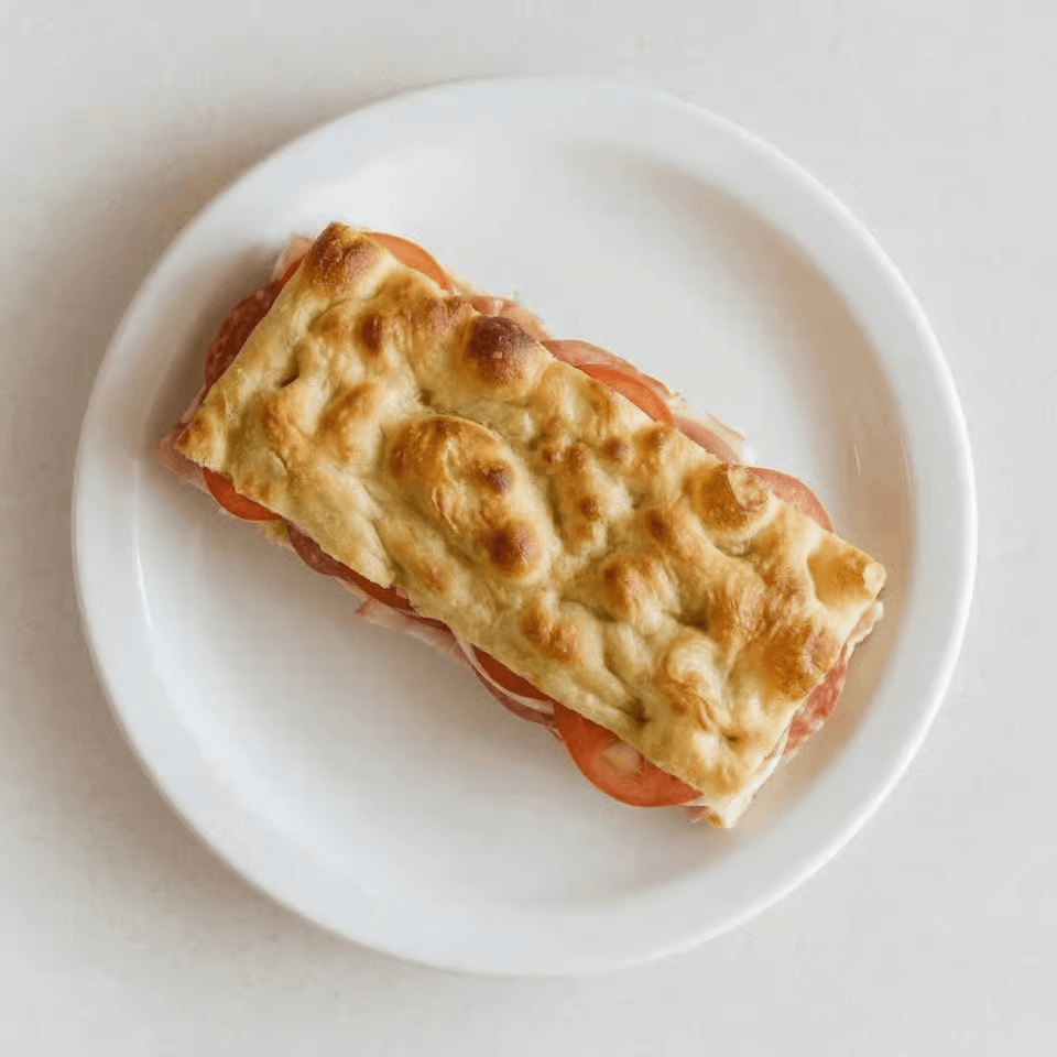 Stuffed Focaccia Pizza