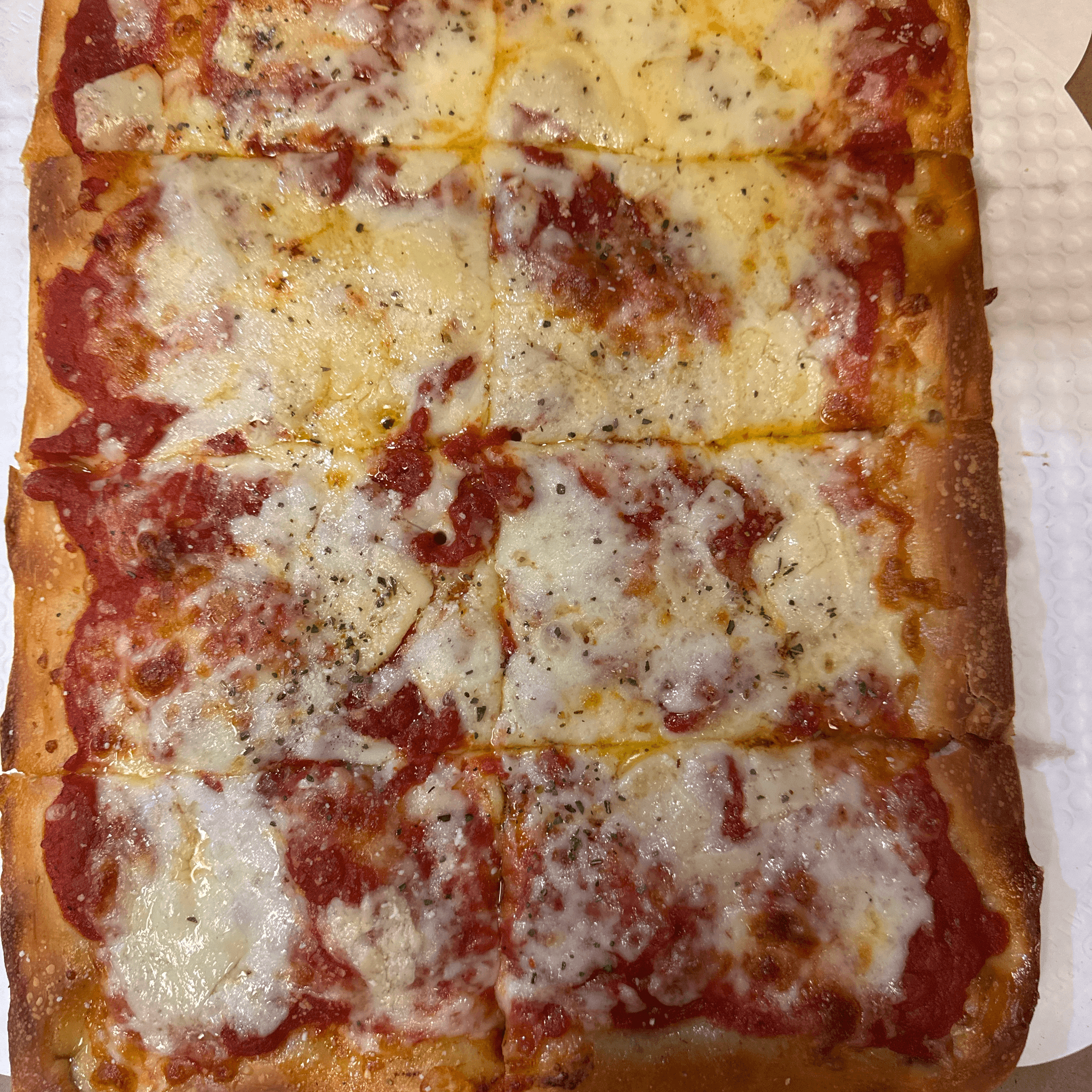 Half Sheet Cheese Pizza