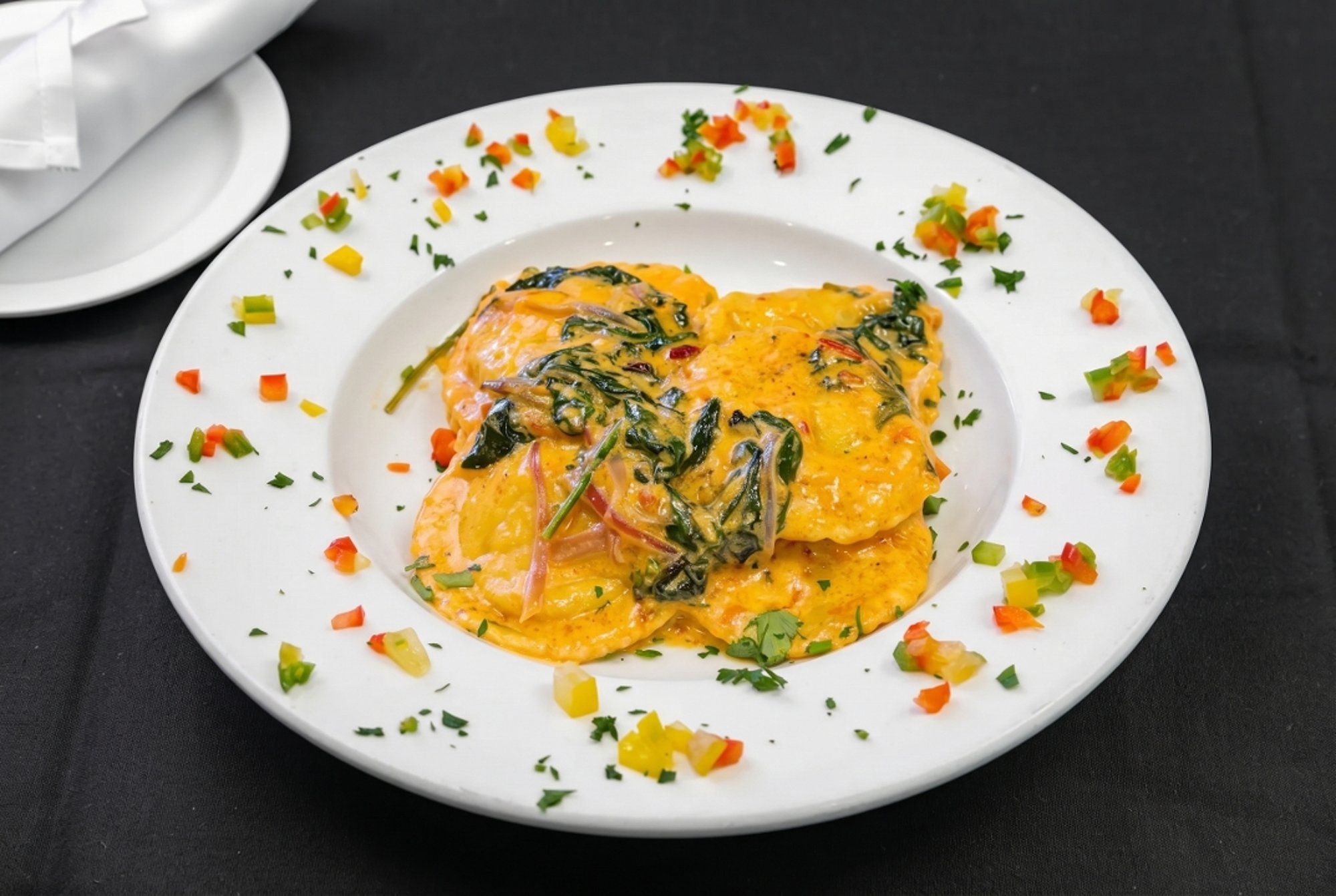 Roasted Red Pepper Ravioli