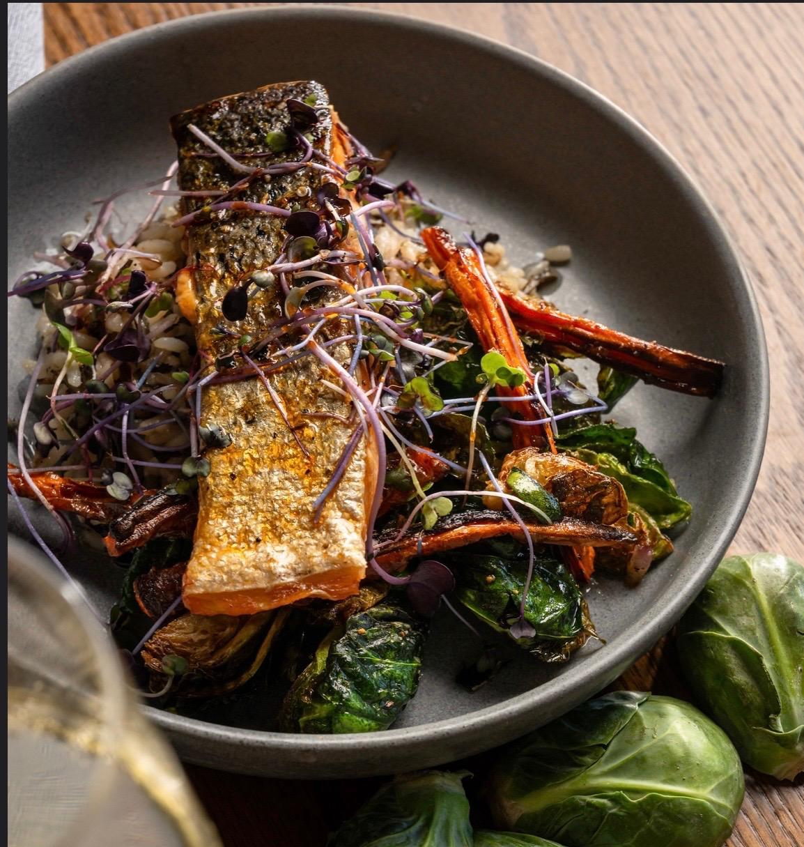 Honey Glazed Atlantic Salmon