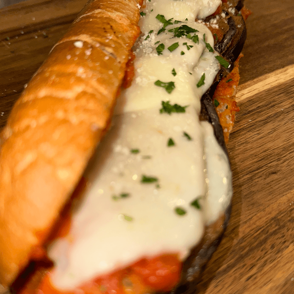 Homemade Eggplant Parmigiana Sub (LARGE 12”)