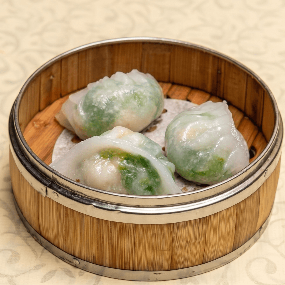 翡翠豆苗餃 L - [Pea Sprout & Shrimp Dumpling]