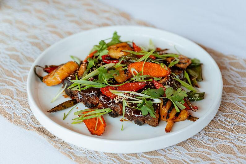 Smoked St. Louis Ribs Char Su