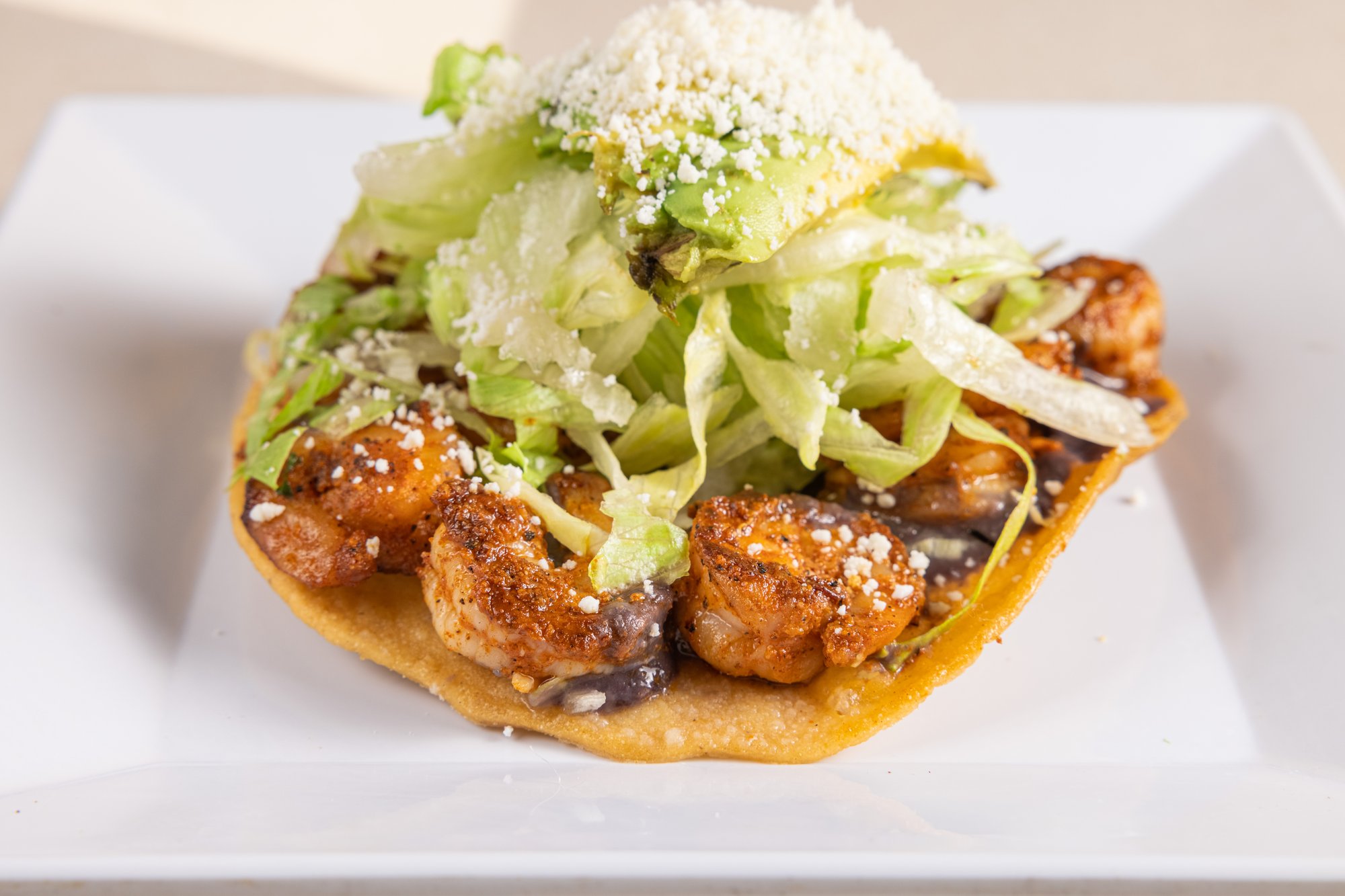 Shrimp Tostada (Single)