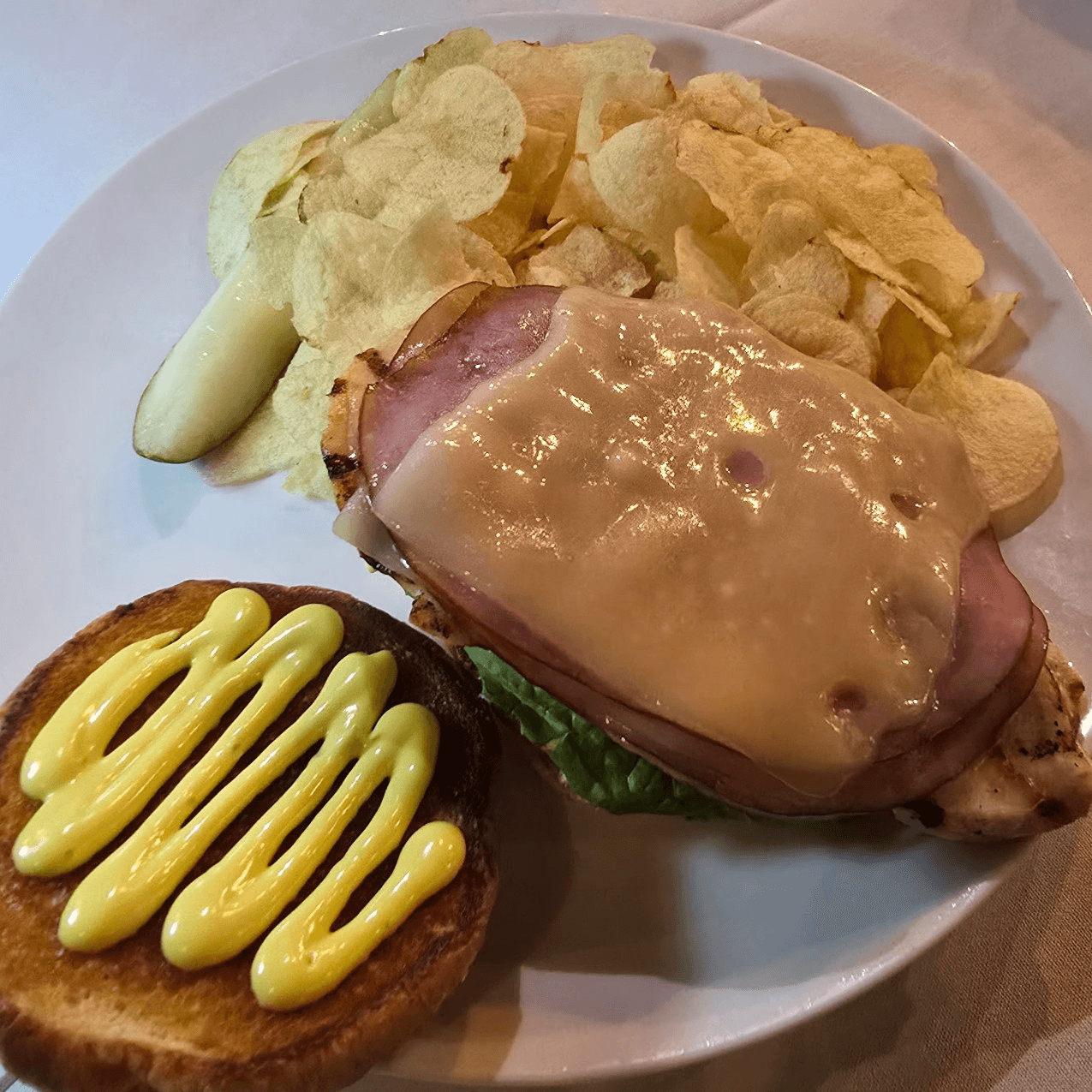 Chicken Cordon Swiss Grill Sandwich