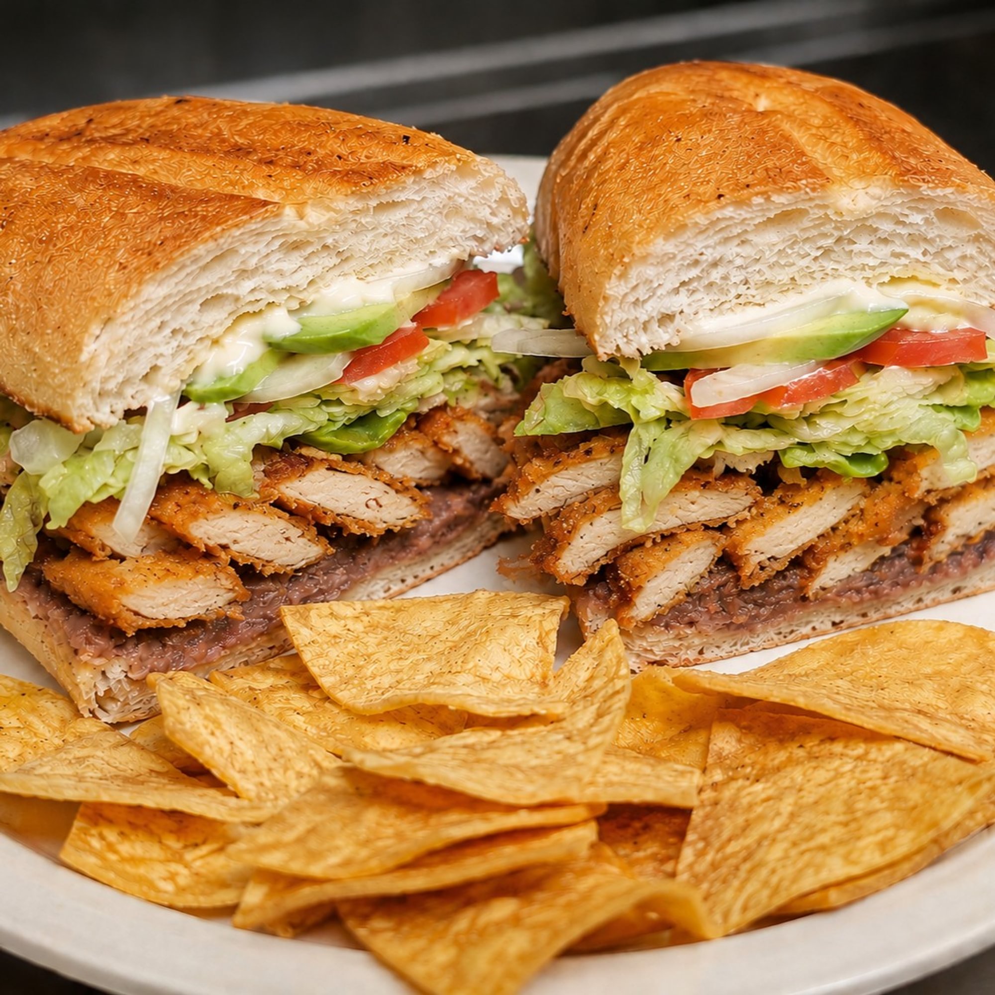 Chicken Milanesa Torta