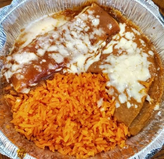 Kids Enchilada Rice and Beans