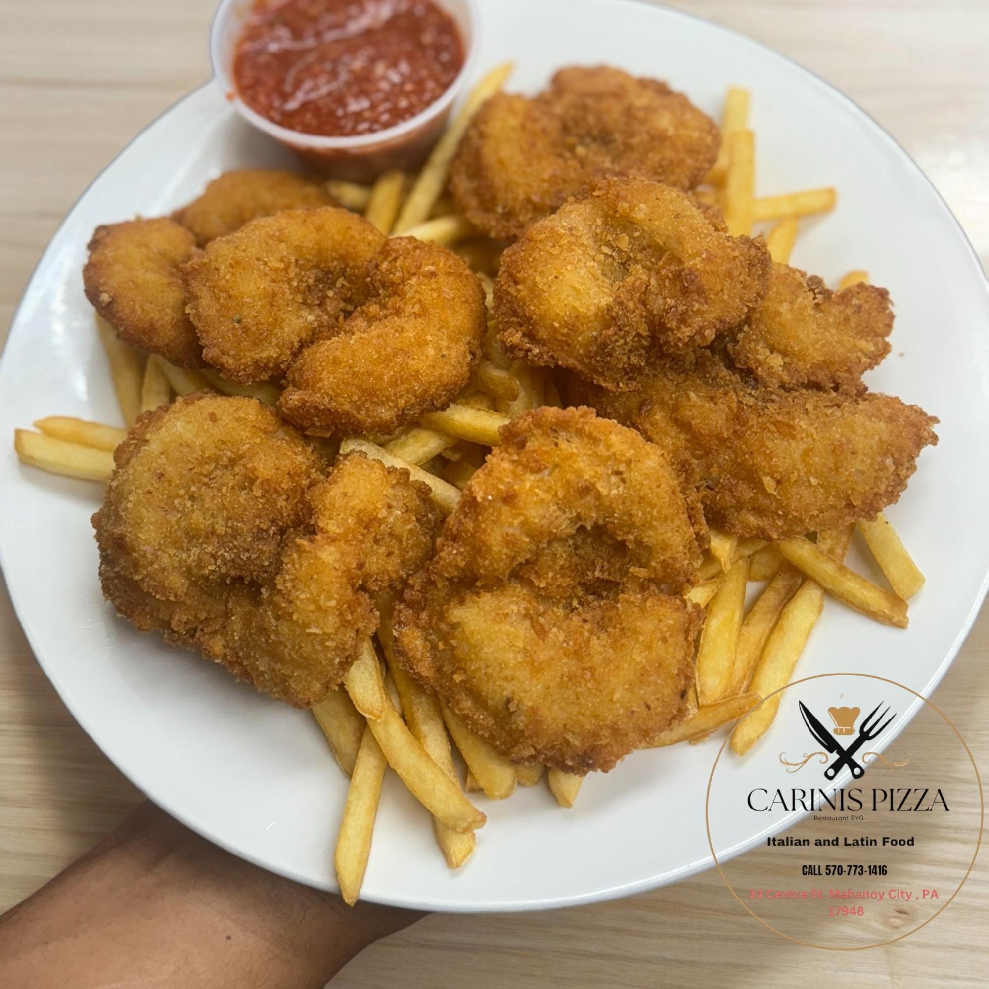 Shrimp in a Basket