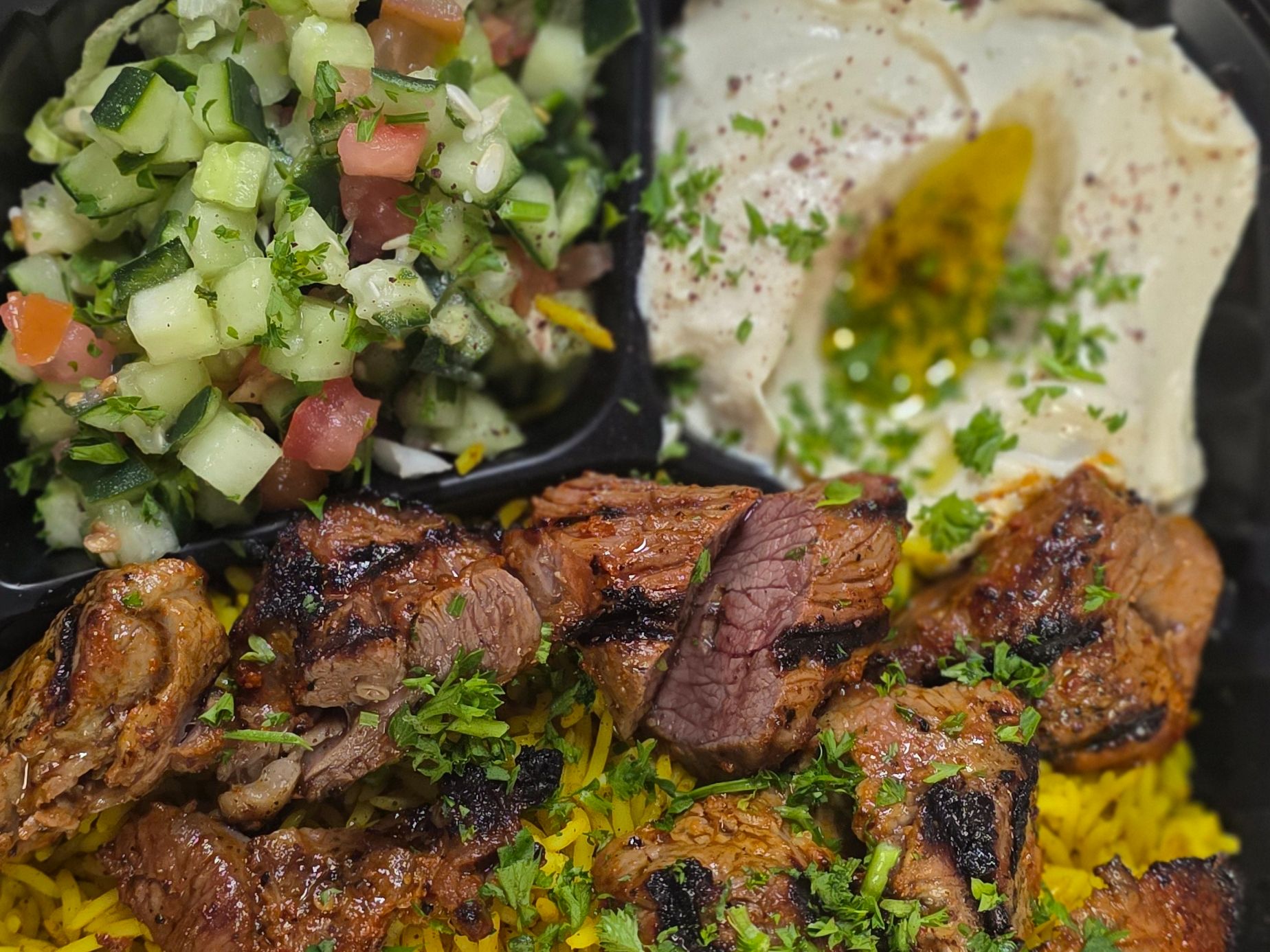 Lamb Shish Kabab Platter