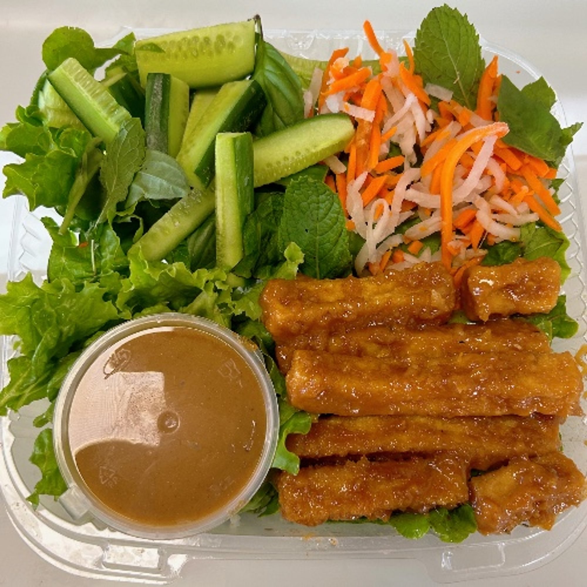 Crispy Tofu Salad Bowl