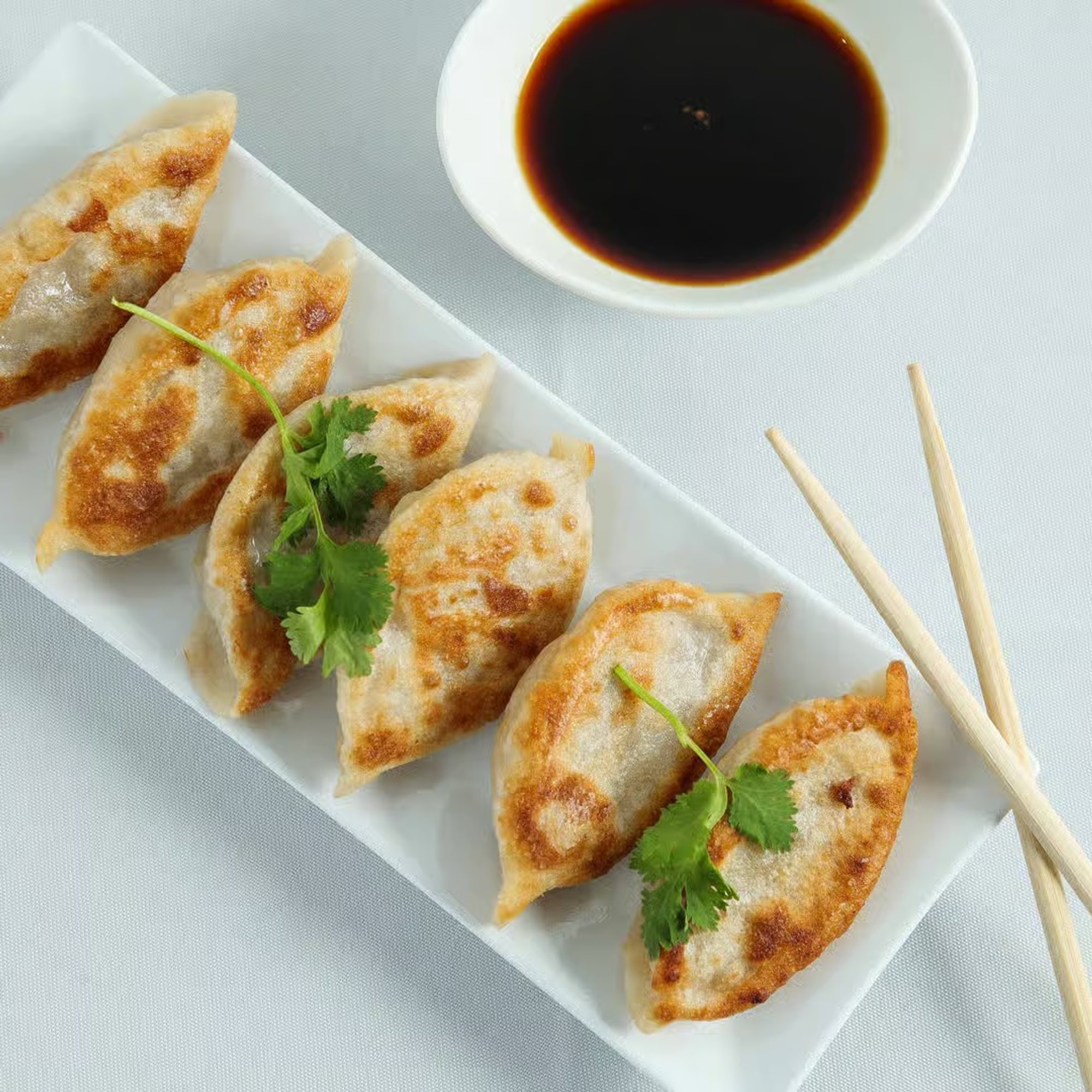 生煎锅贴 Pan Fried Pork Dumplings