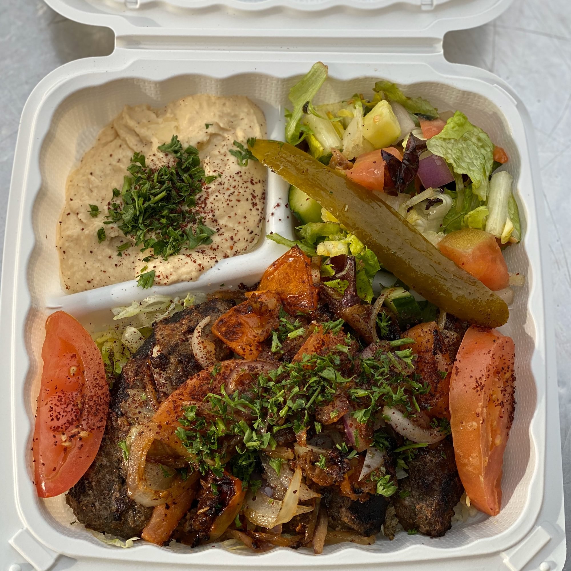 Kufta Kabob Plate
