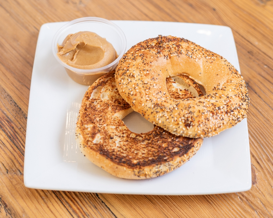 Bagel With Peanut Butter