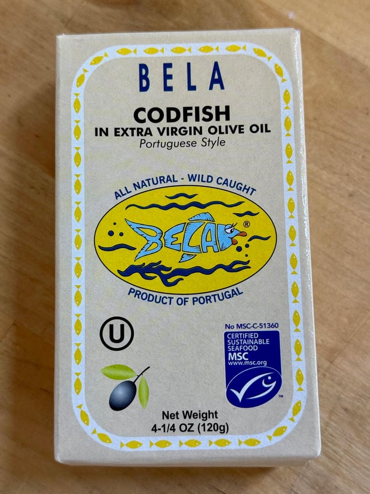 Bela Codfish in EVOO