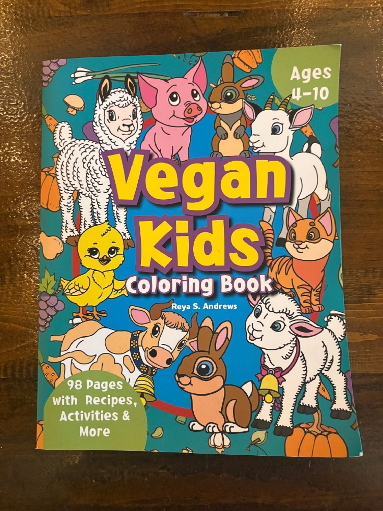 Vegan coloring books