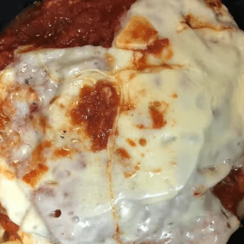 Eggplant Parmigiana Sandwich