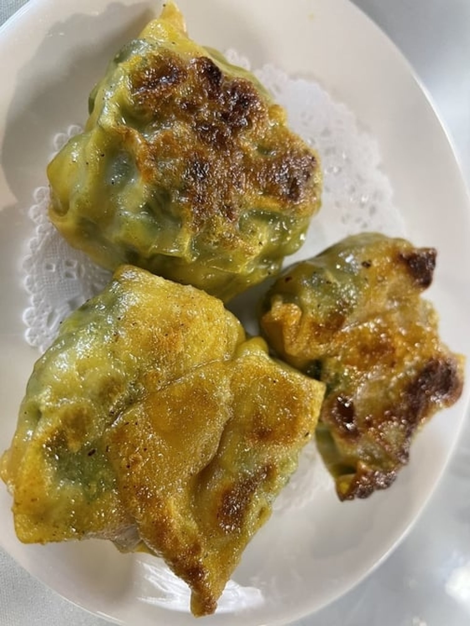 Pan - Fried Shrimp & Chives Cake / 煎韮菜鮮蝦餅