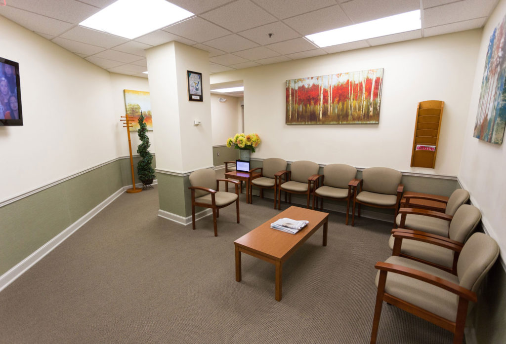 The lobby of Montgomery Vascular Care