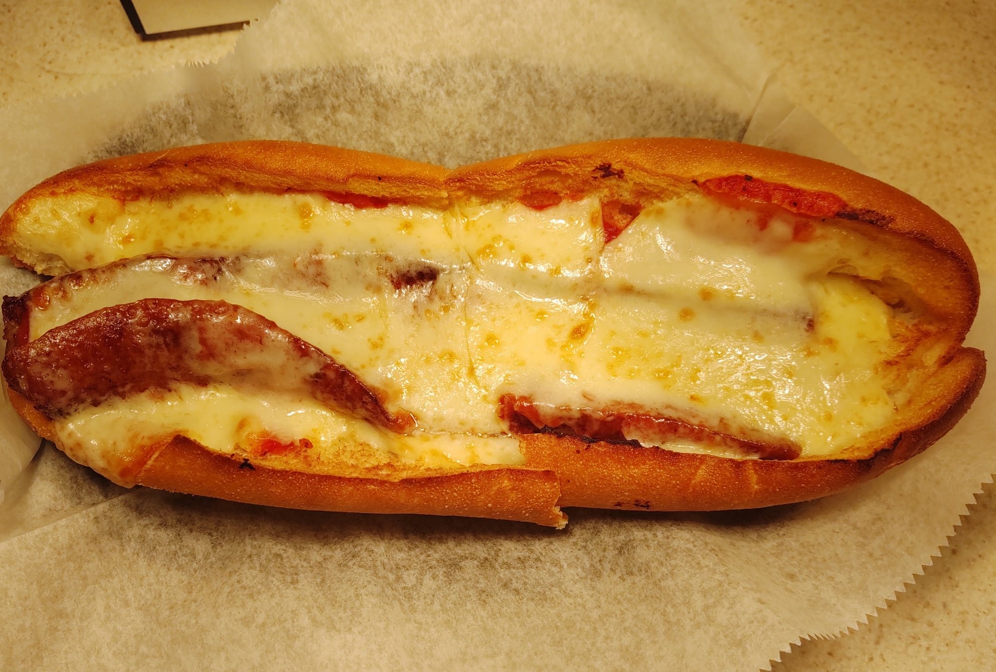 Sweet Italian Sausage Parmigiana Sub