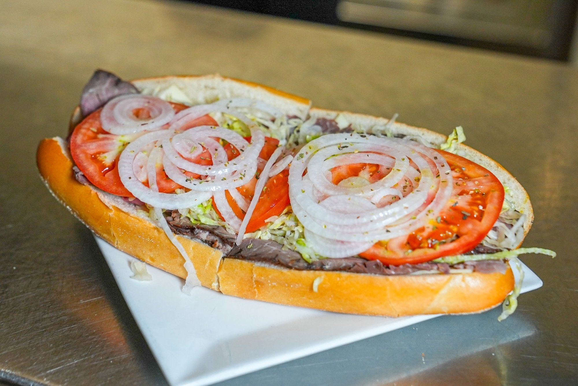 Roast Beef and Cheese Cold Hoagie