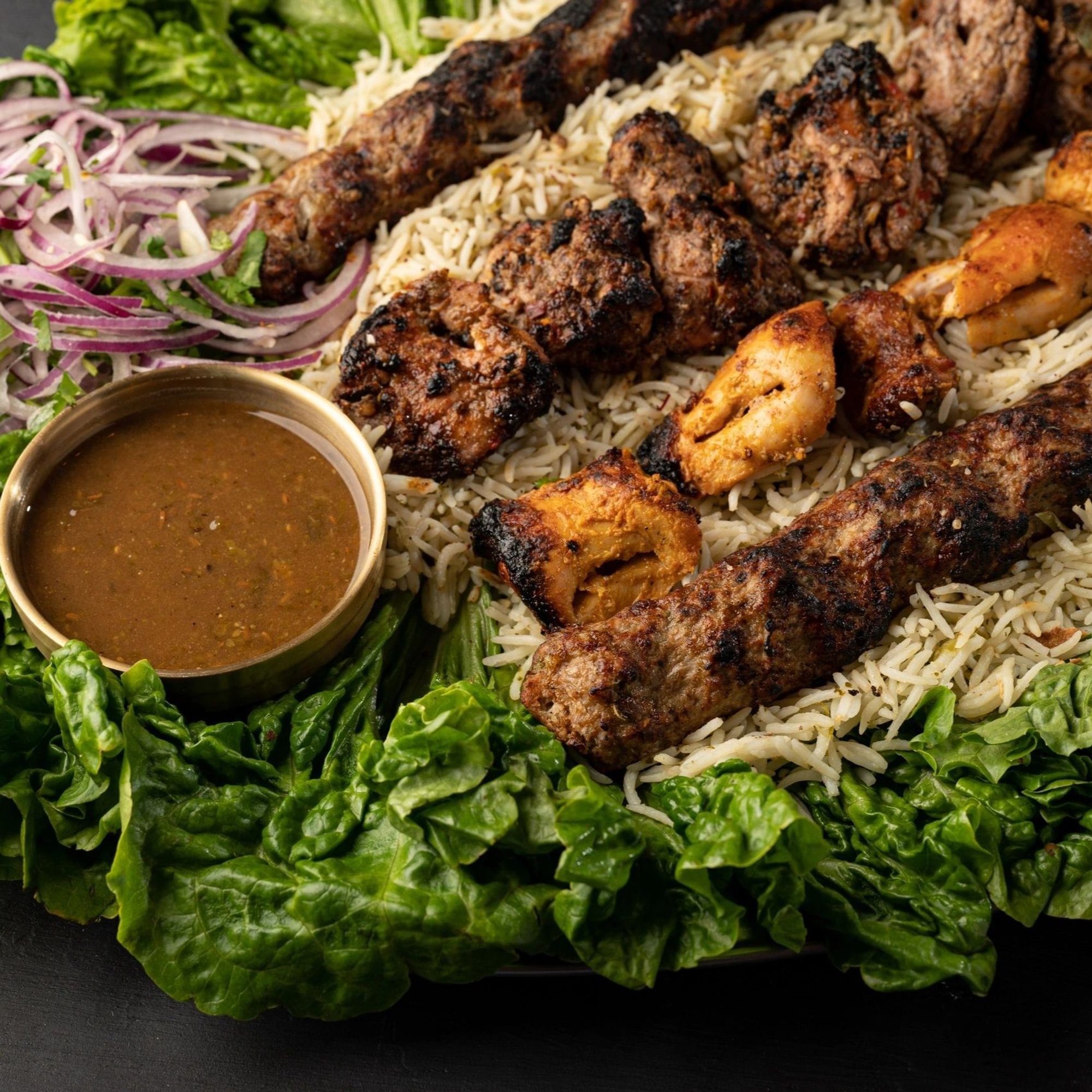 Seekh Kabab Platter