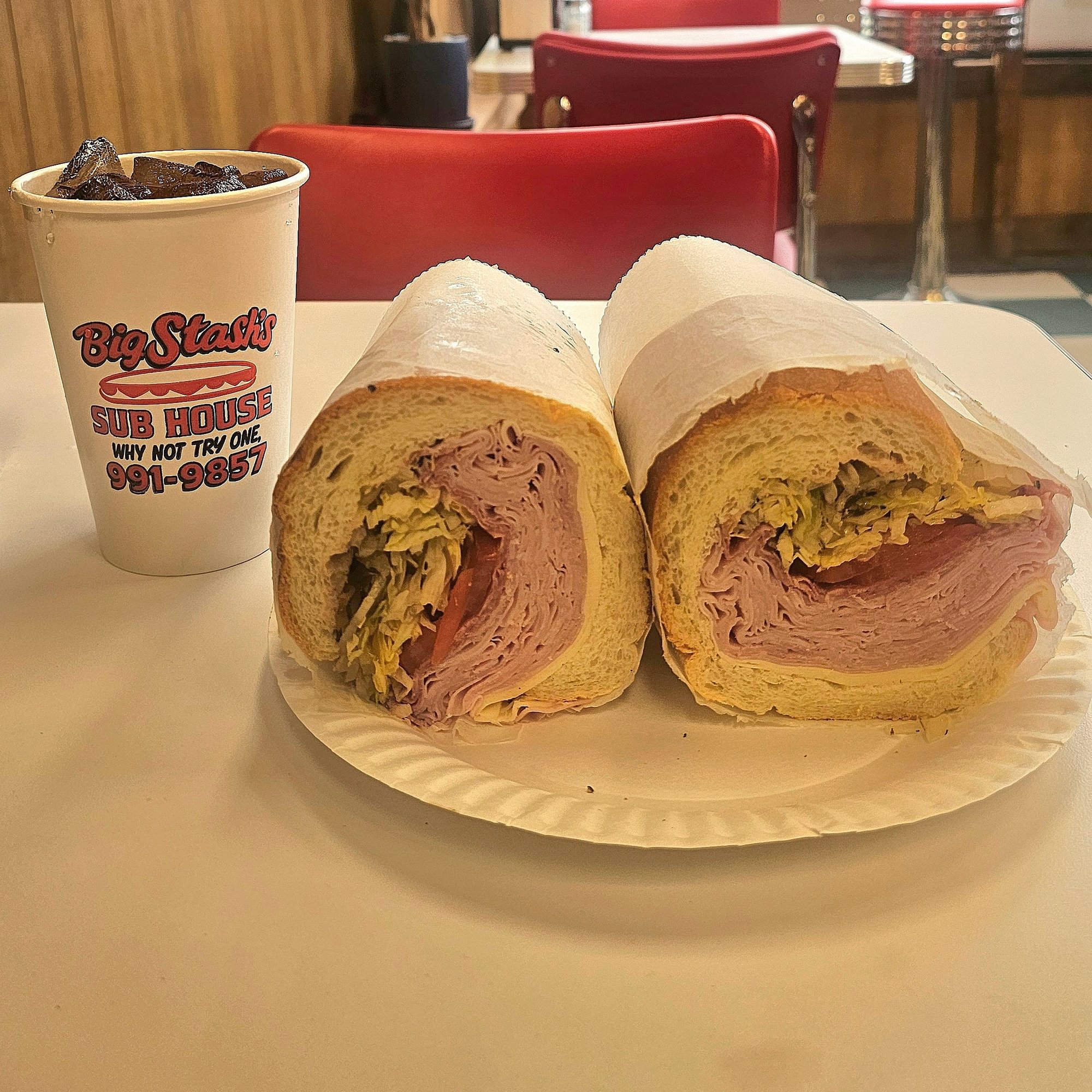 Salami, Ham, Cheese Sandwich