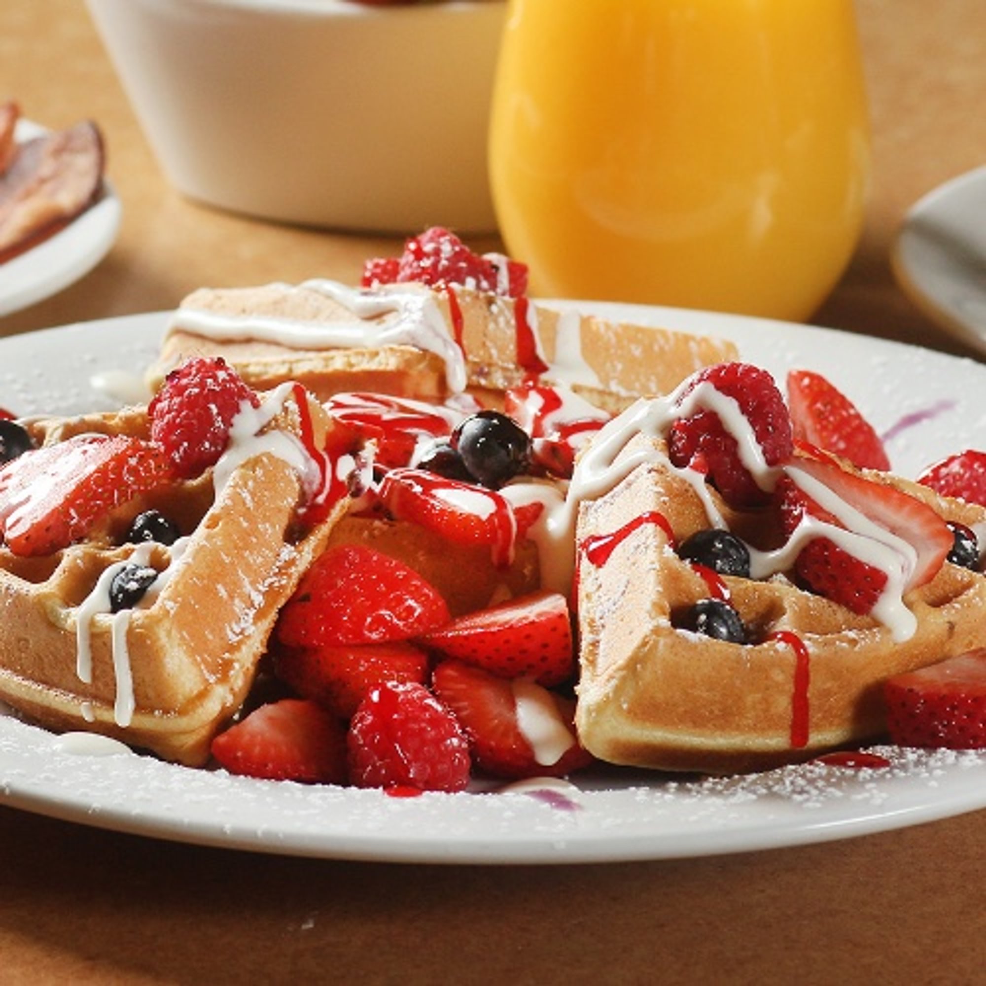 Sweet Berry Waffle