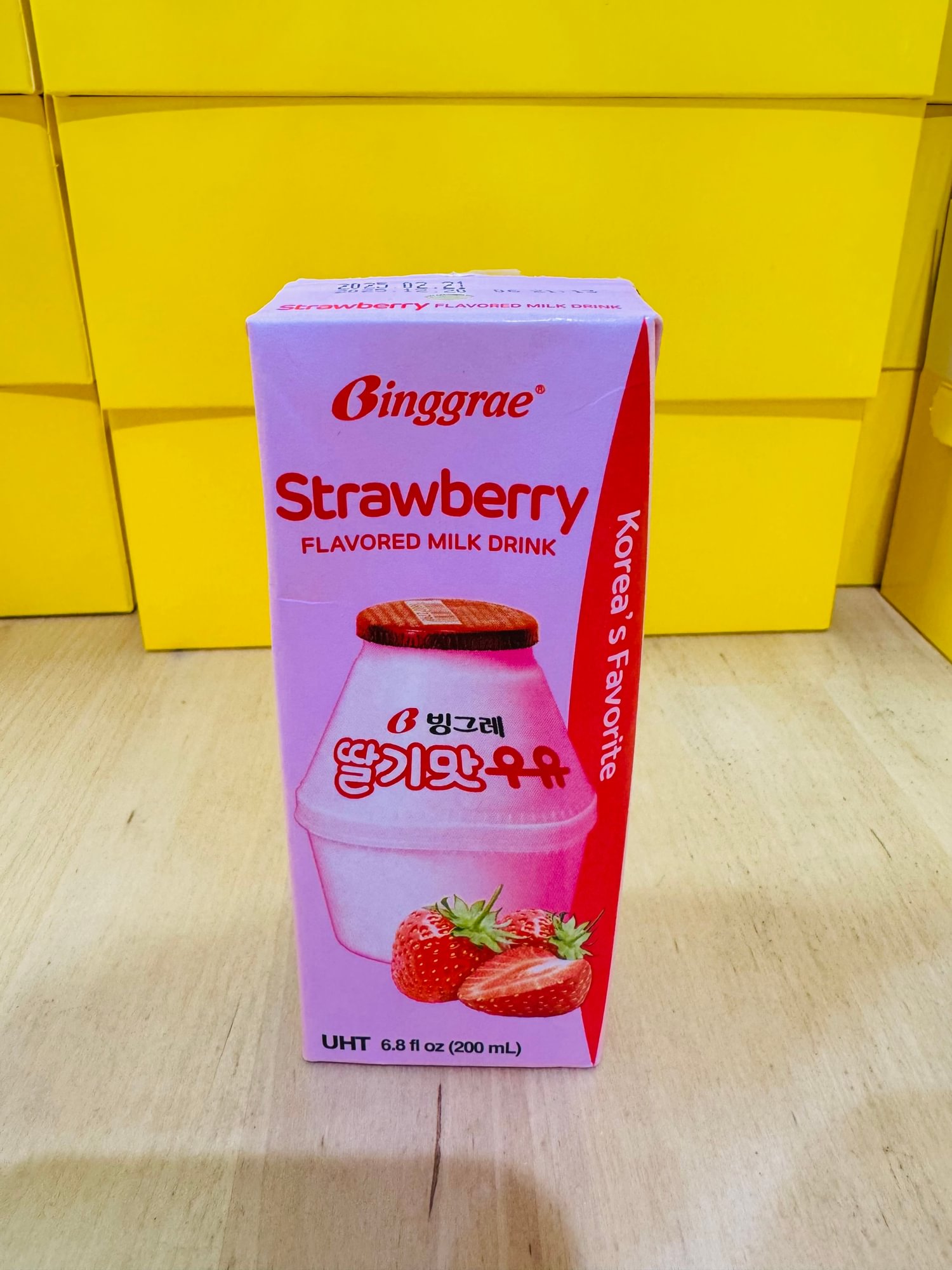 Korean Strawberry Milk