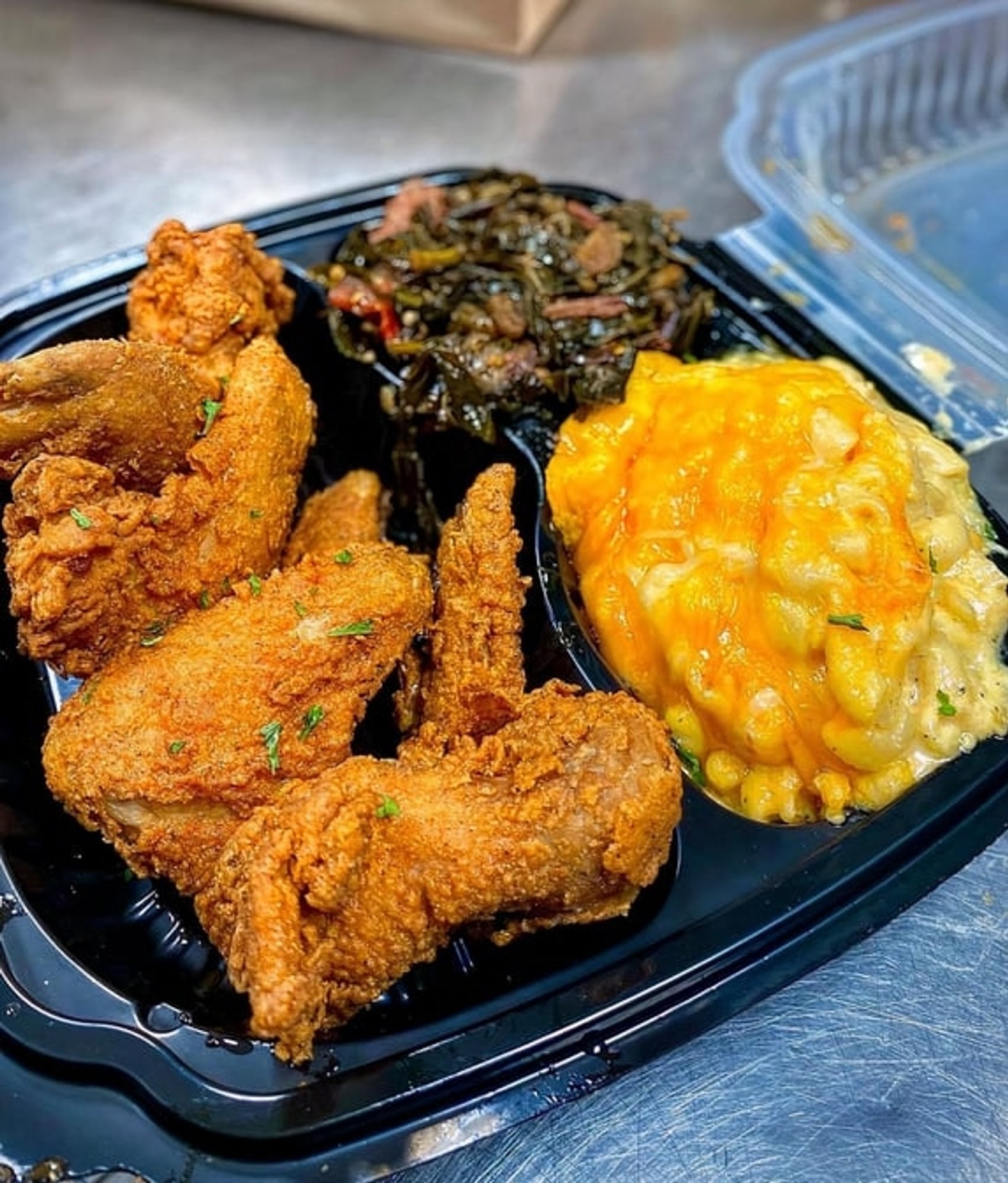 Fried Whole Chicken Wing Dinner