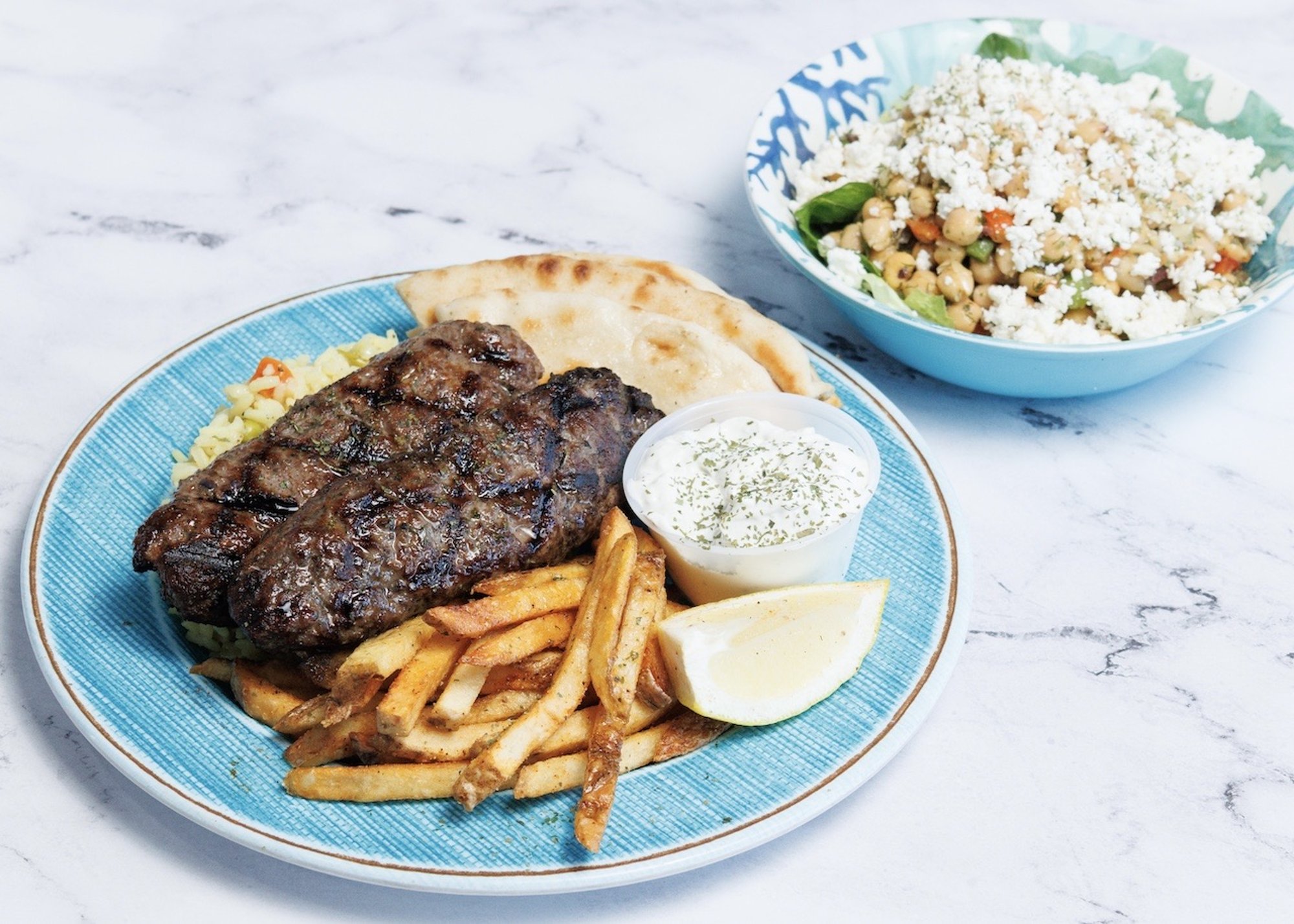 BEEF & LAMB KABAB OLD FASHION PLATE (2 pcs)