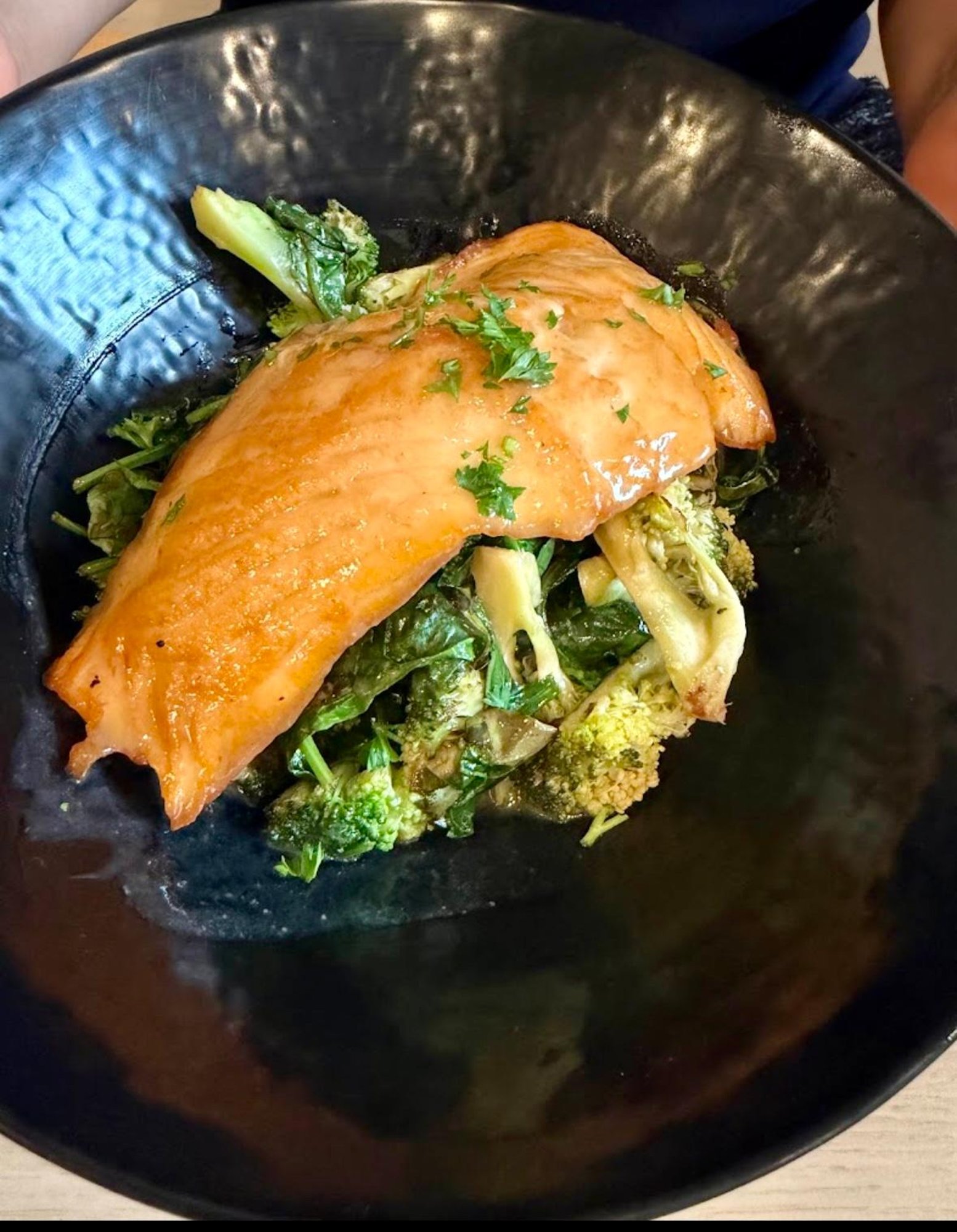 Miso Glazed Salmon Bowl