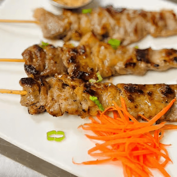 Thai Grilled Pork on a Stick (Moo Ping)