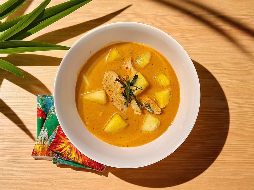 #55 Pineapple Curry แกงสับปะรด