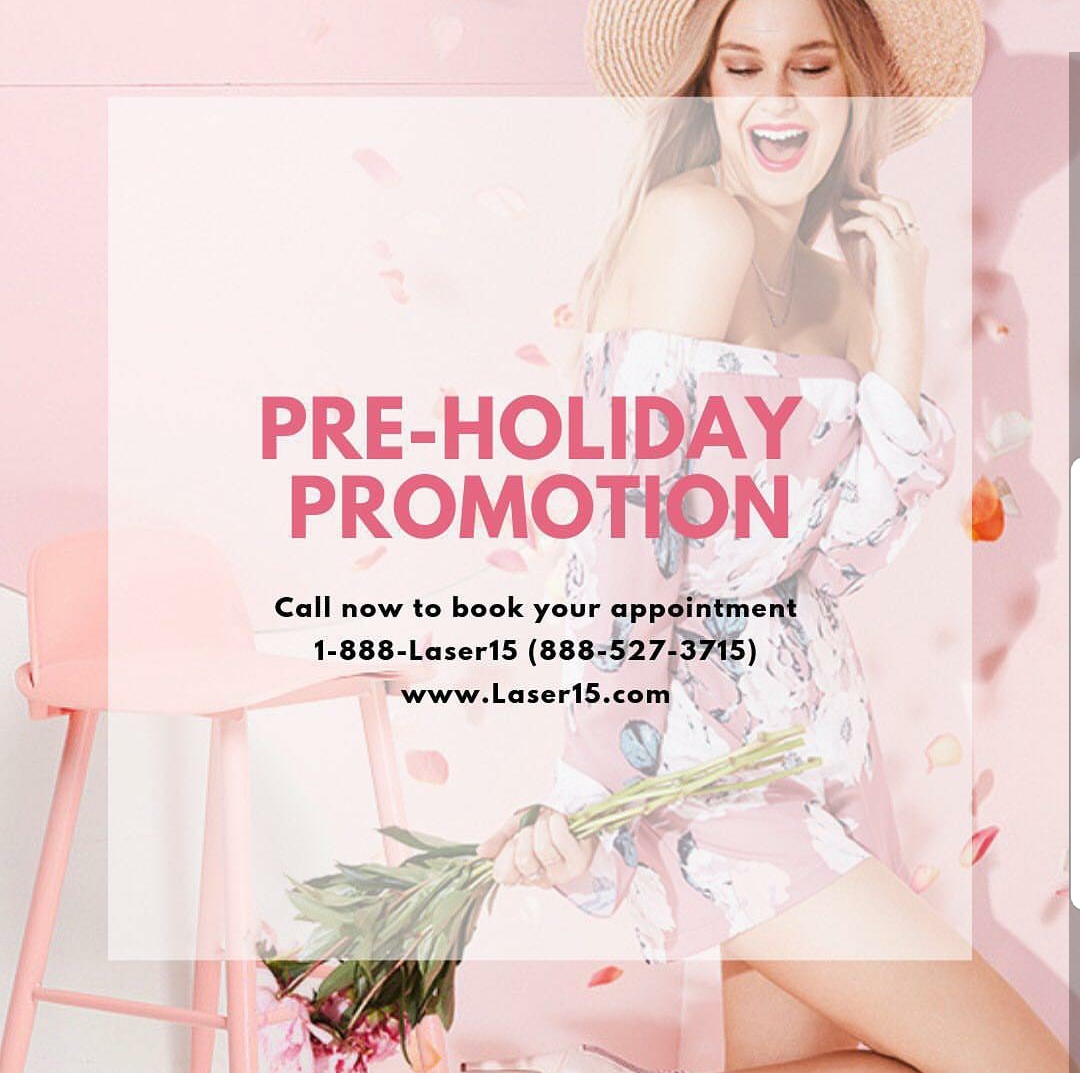 Call us today at 888-527-3715 to get more information on our Pre-Holiday Promotion!