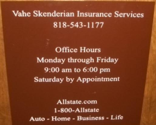 Vahe Skenderian: Allstate Insurance Photo