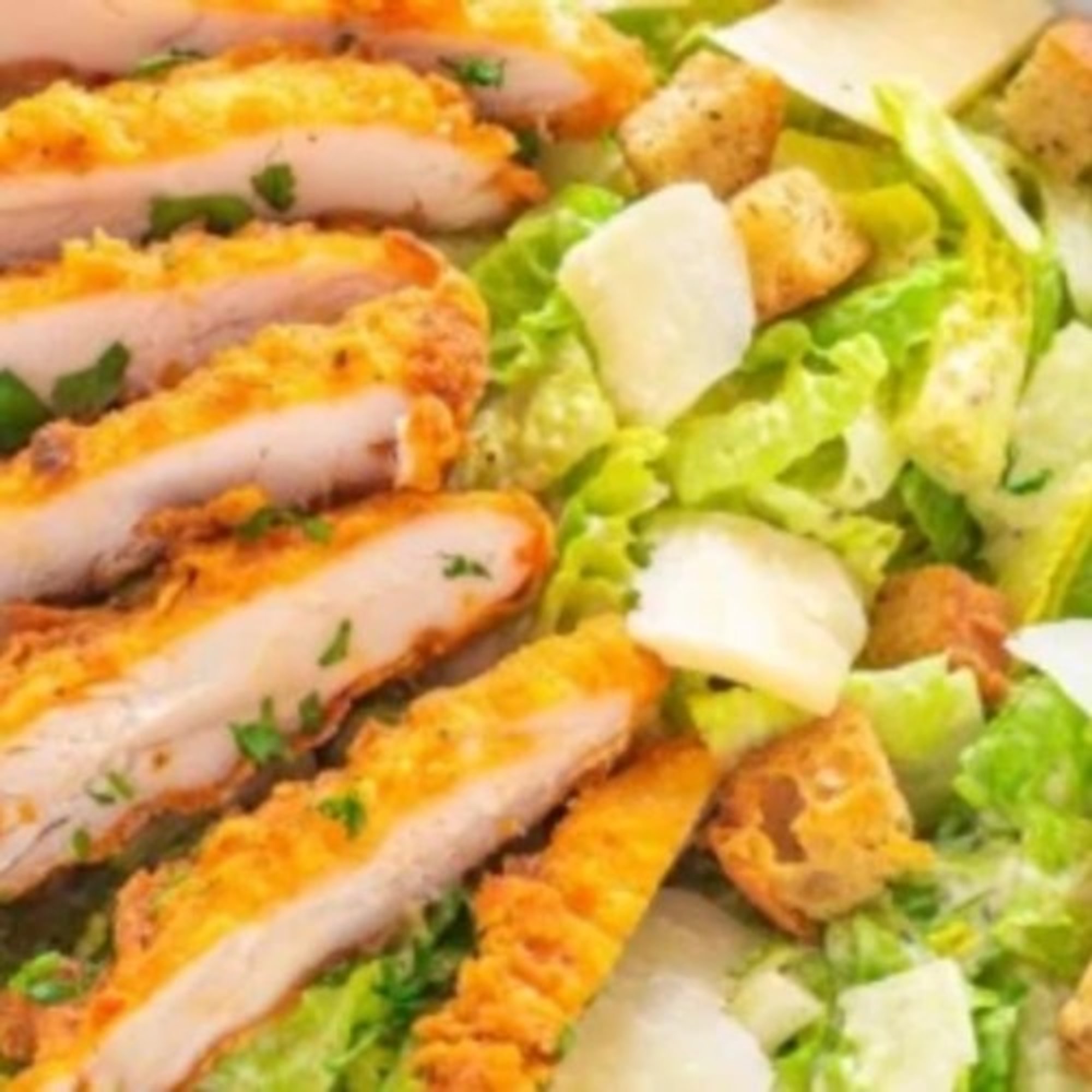 Crispy Chicken Tender Cesar Salad