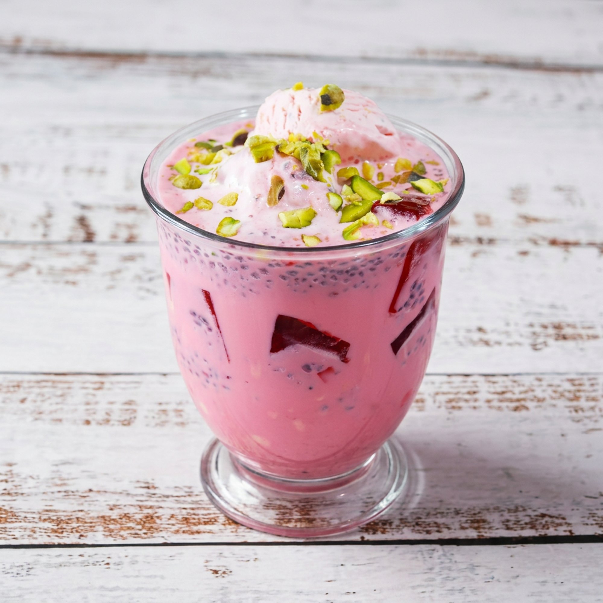 Falooda milk tea