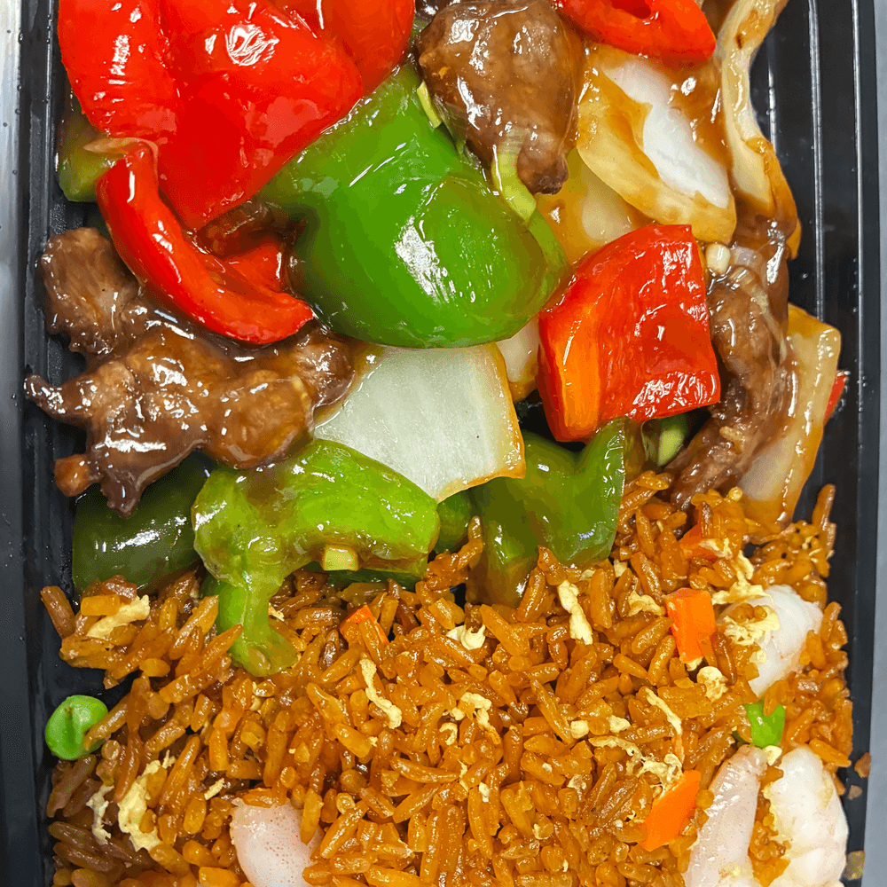 Pepper Steak with Onion Combo