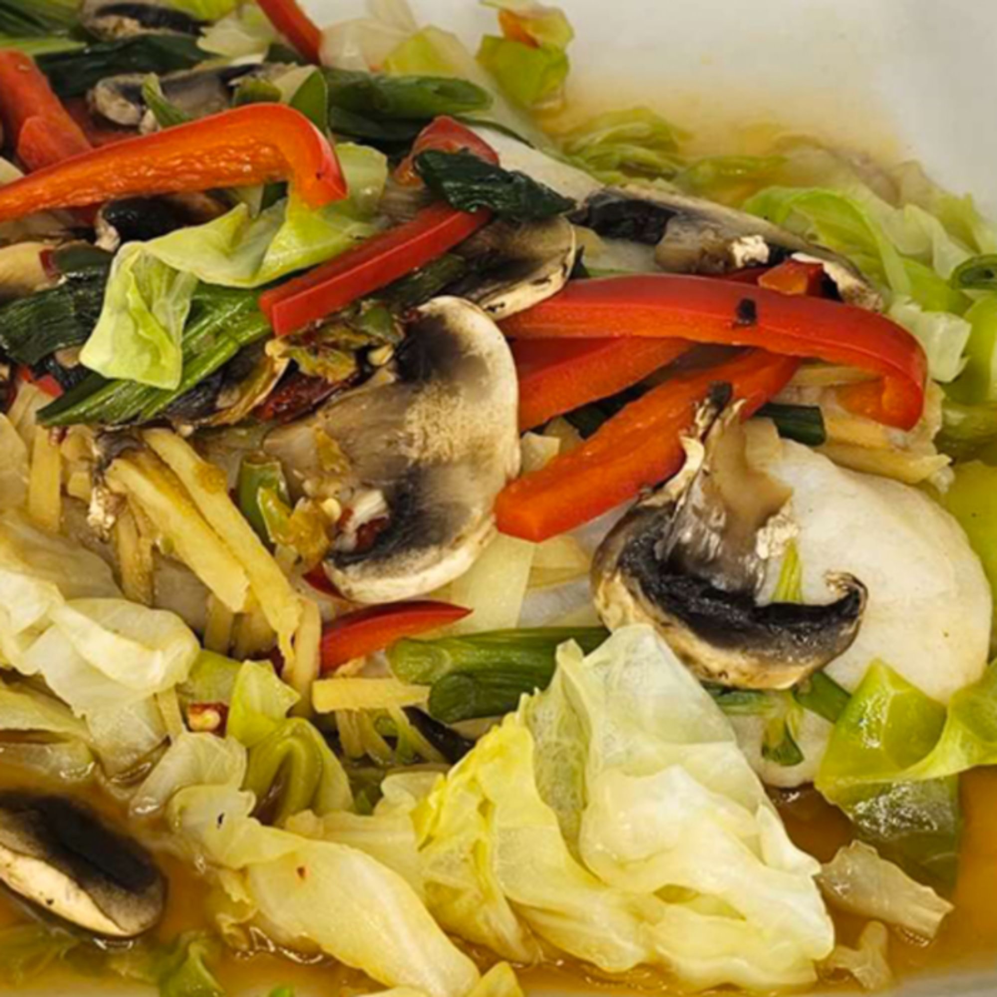 Steamed Sole Fish Filet