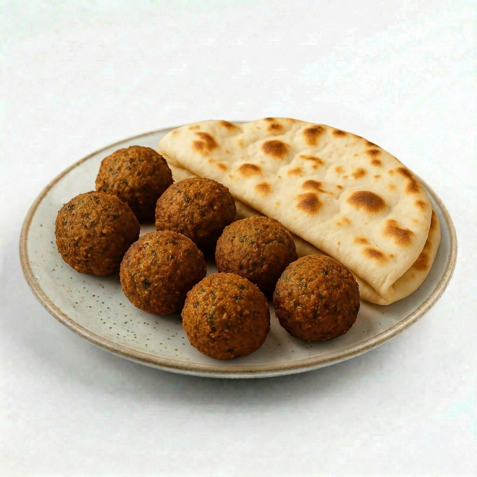 Falafel w/Naan (🌿)
