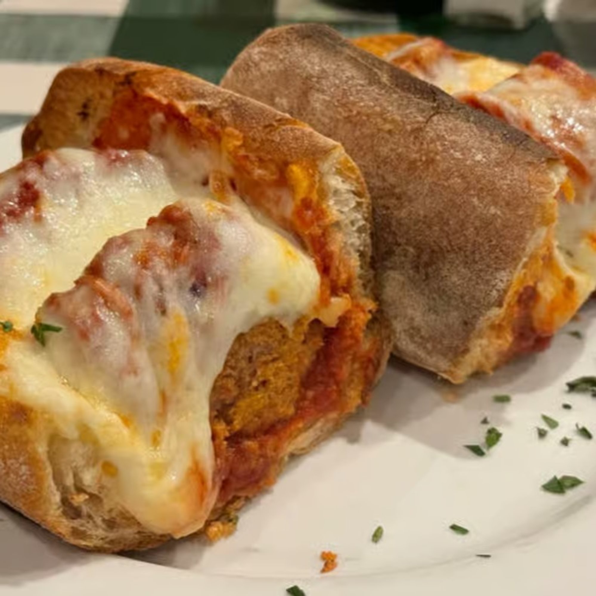 Meatball Parmigiana Hero