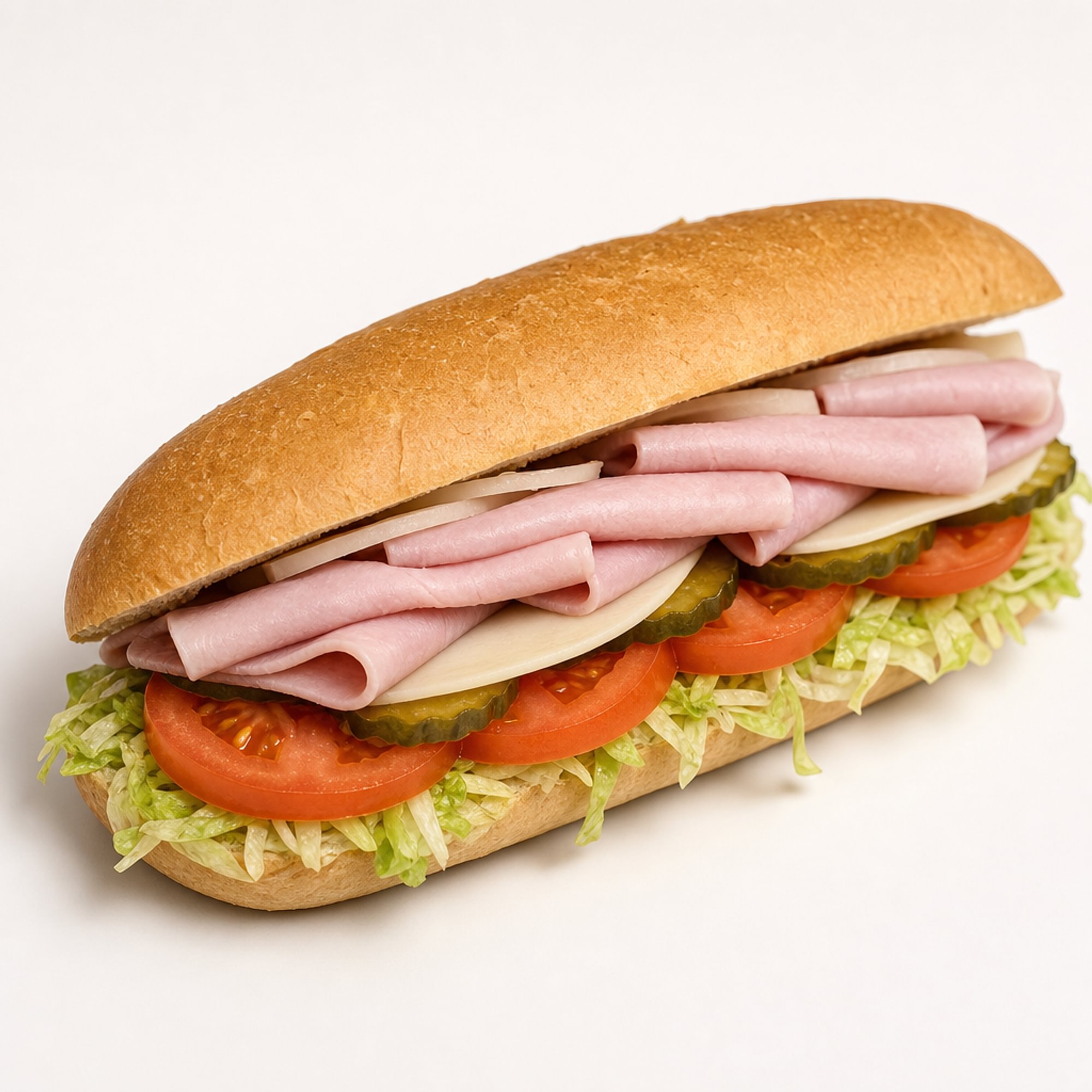 #8 Turkey Breast & Ham Sub 12"