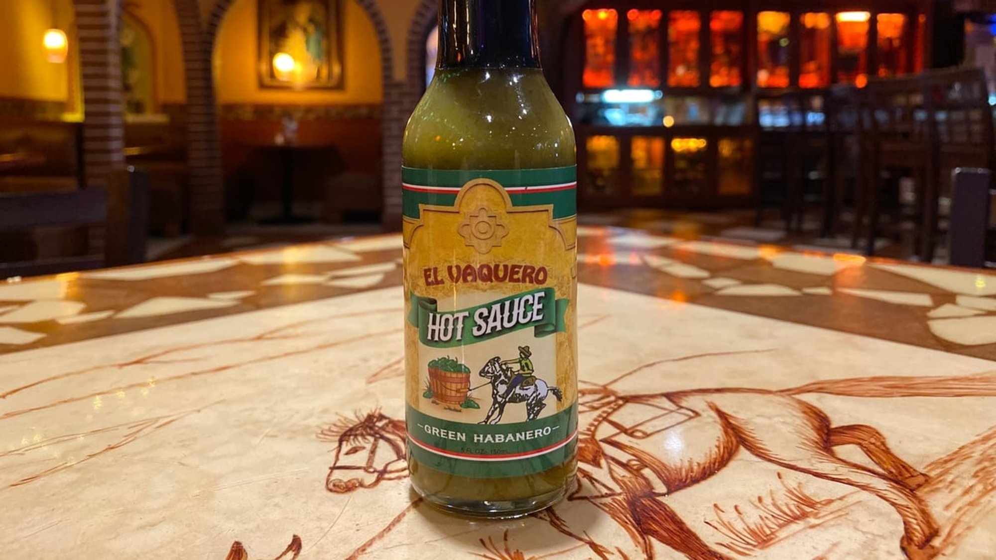 Original El Vaquero Green Habanero Sauce