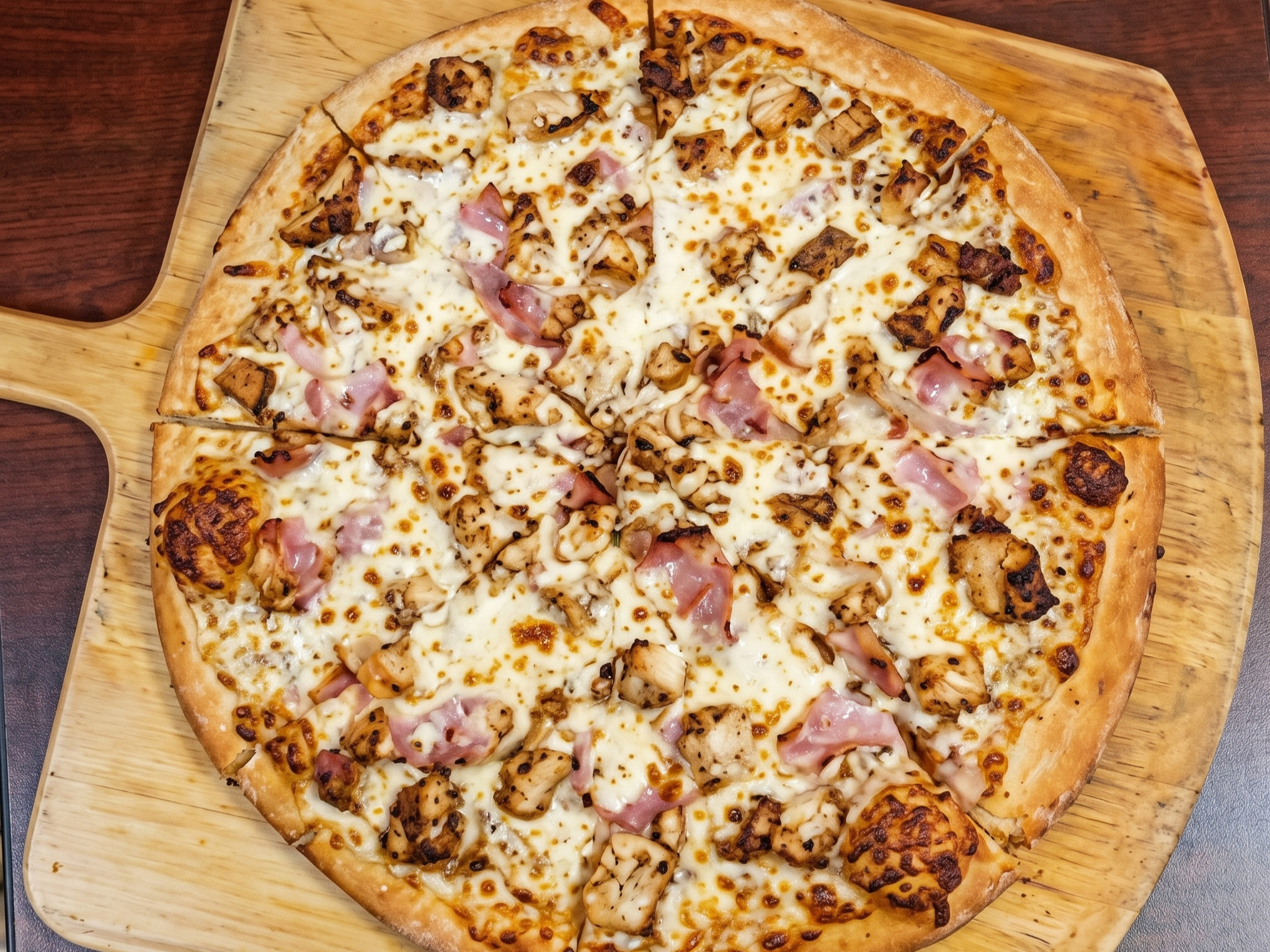 Chicken Cordon Bleu Pizza