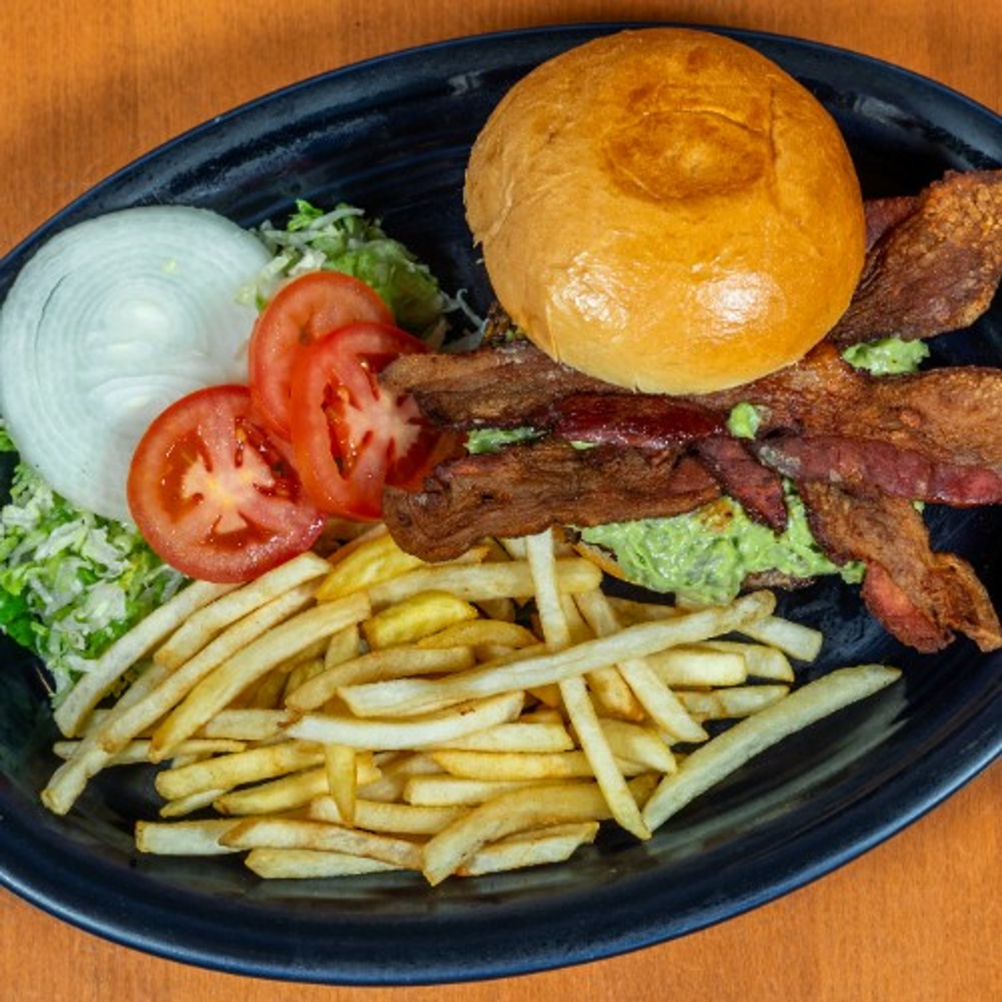 Guacamole Bacon Cheeseburger