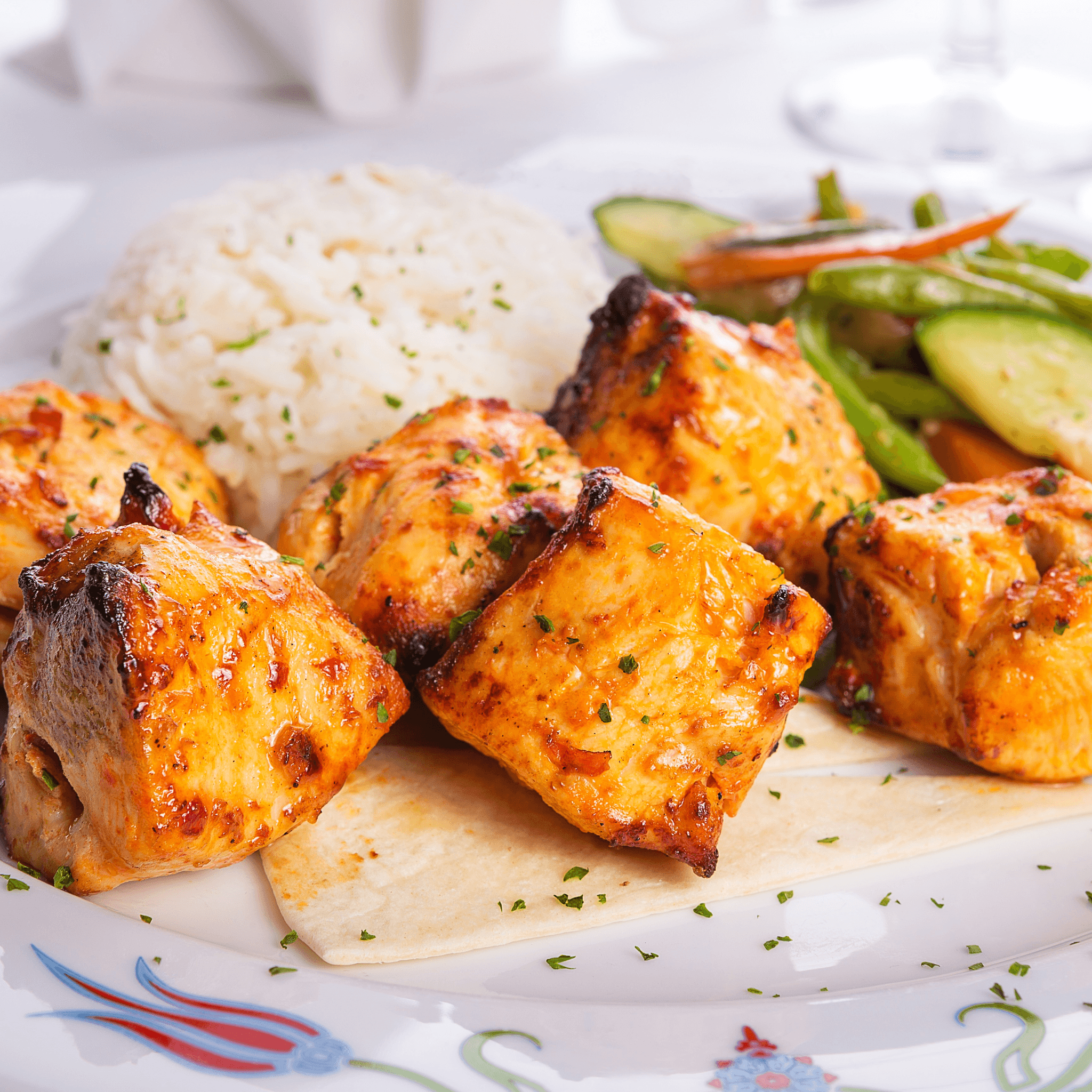 Chicken Kabob Platter
