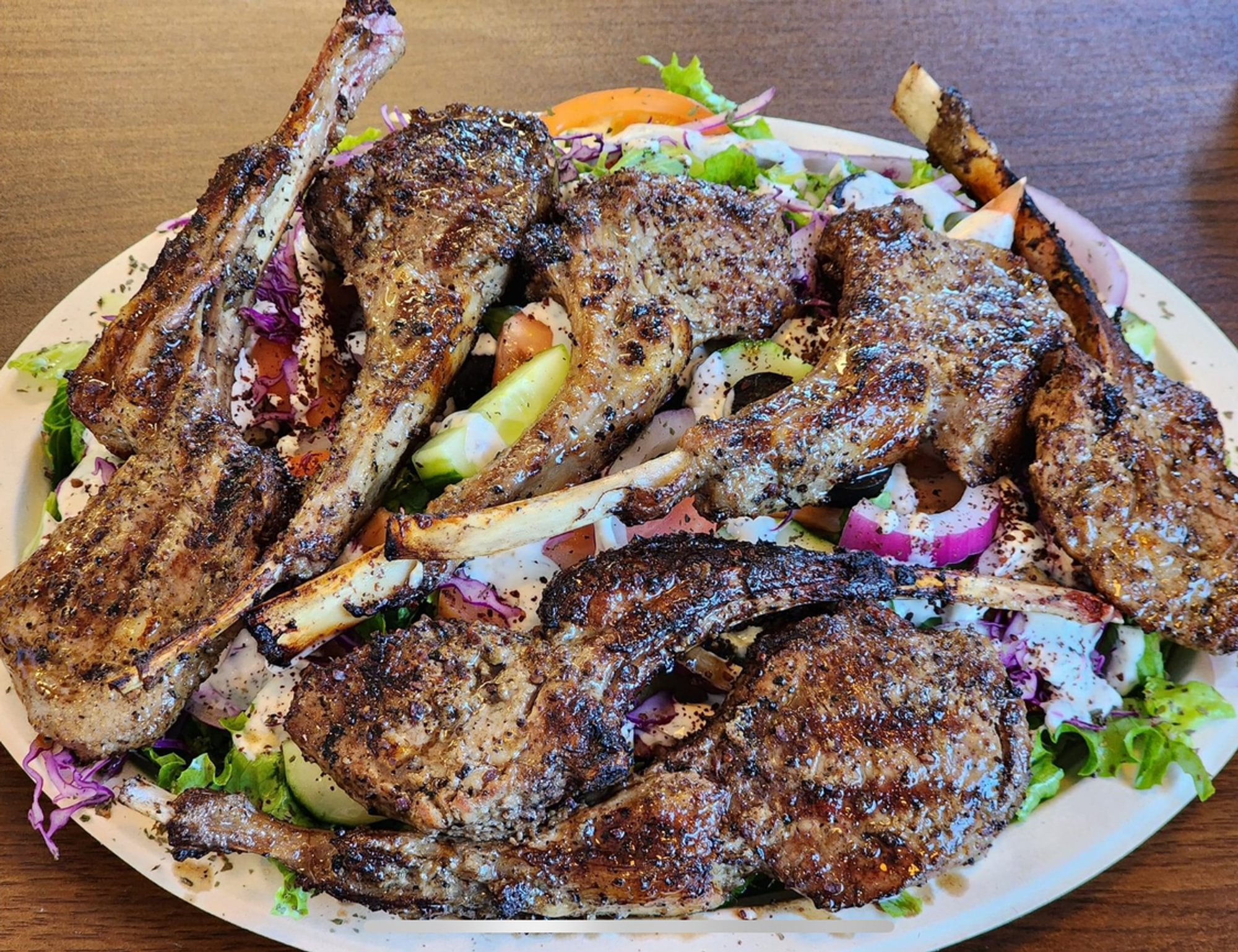 Lamb Chop Salad