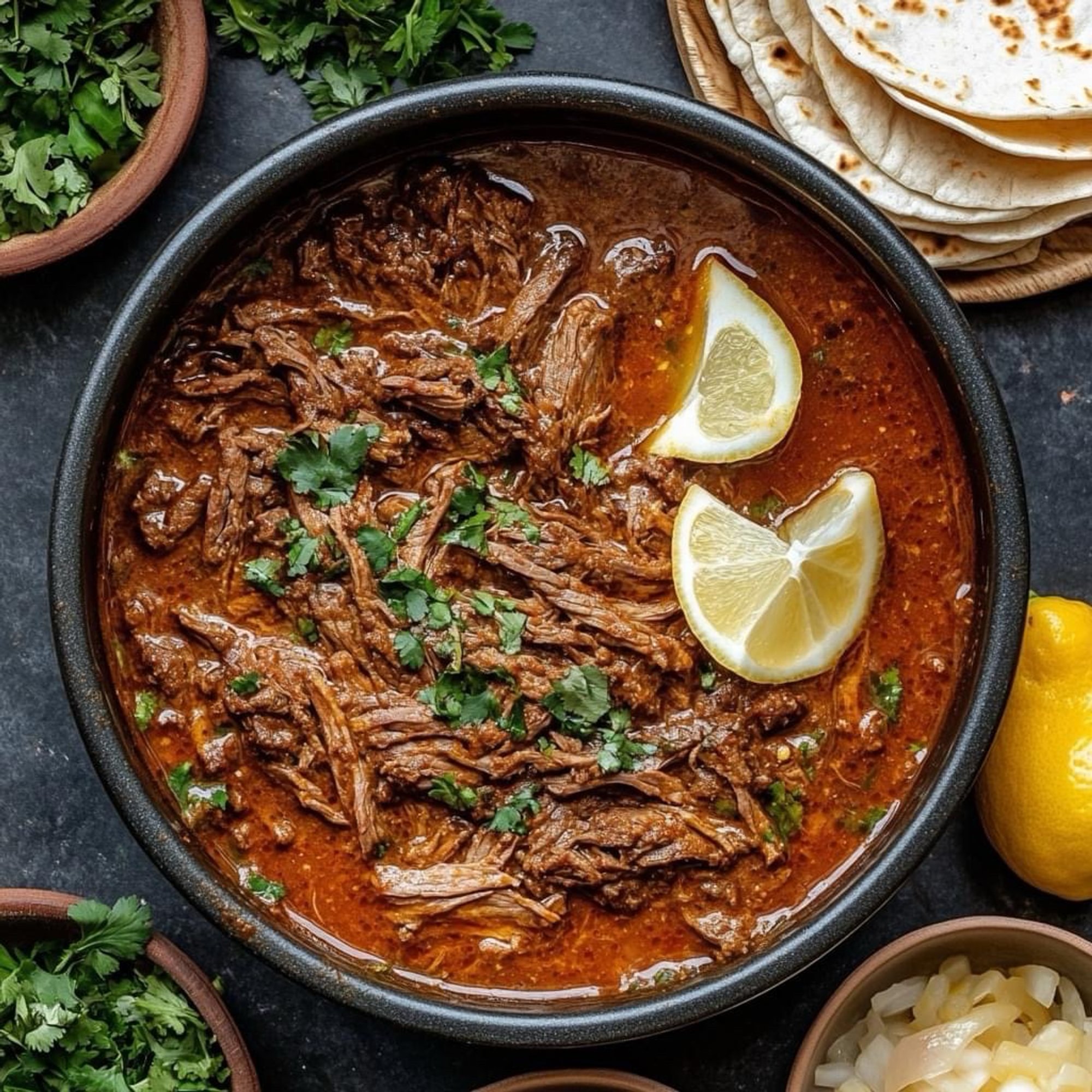 Consome Con Carne Birria