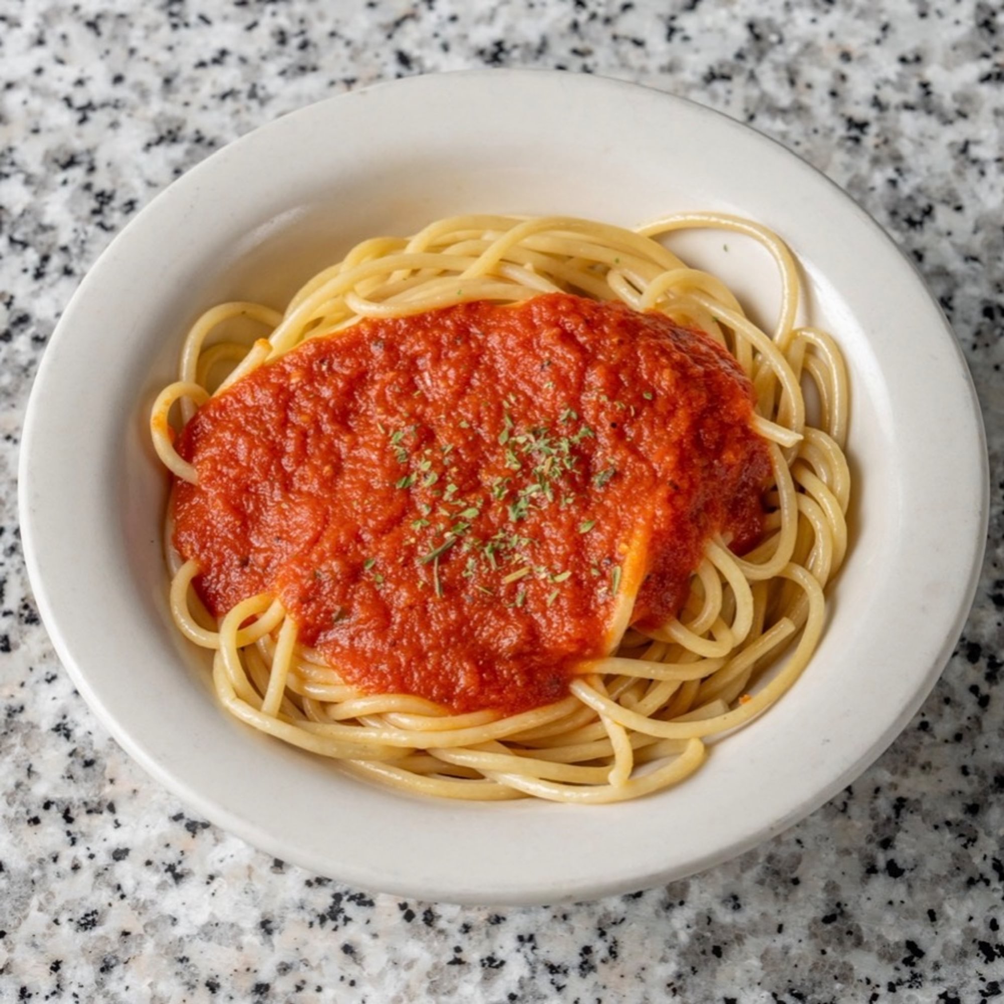 Spaghetti with Tomato Sauce